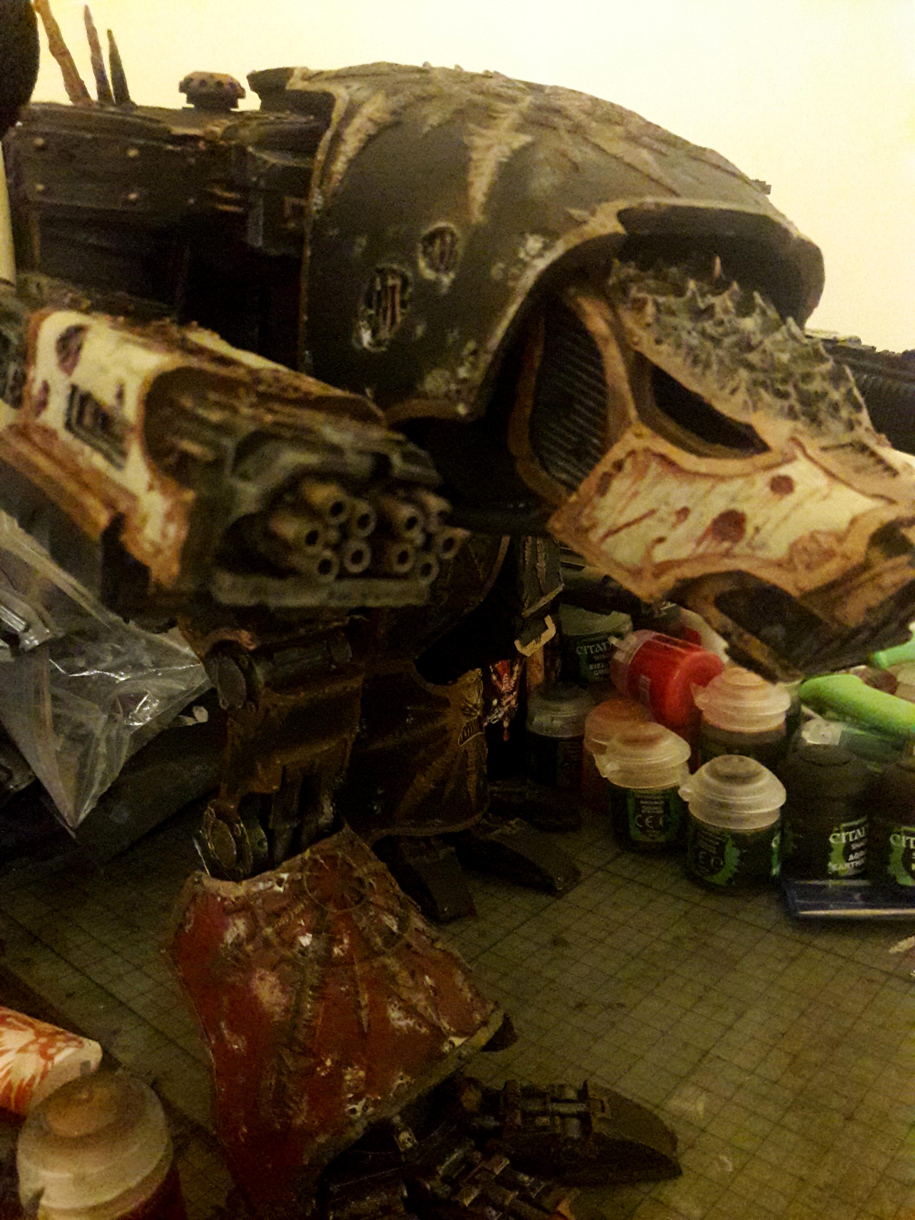Chaos, Chaos Warhound Titan, Legio Mortis, Titan, Warhound