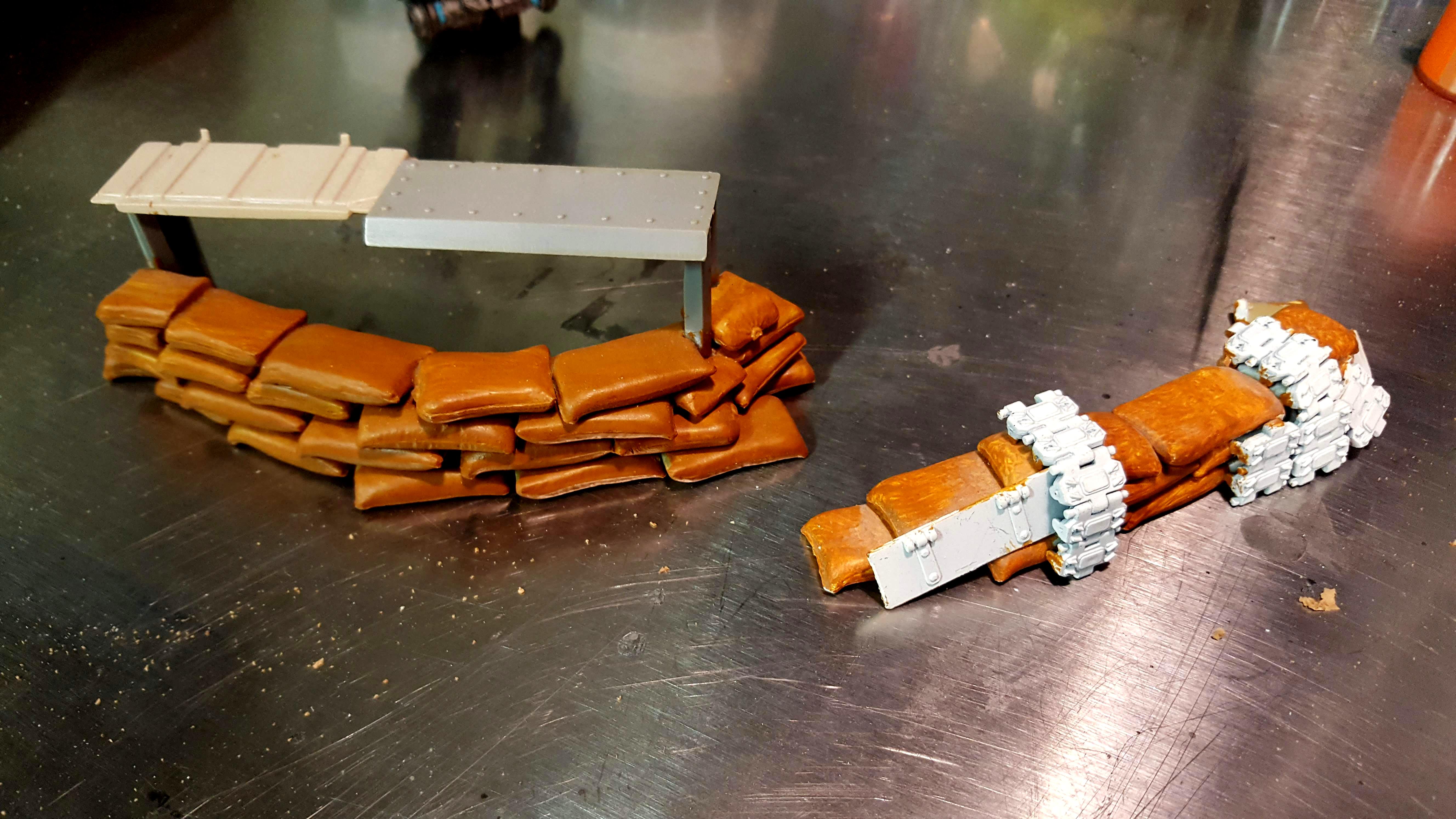 Some random terrain bits I built more than 20 years ago... time to mount them up for area terrain. 