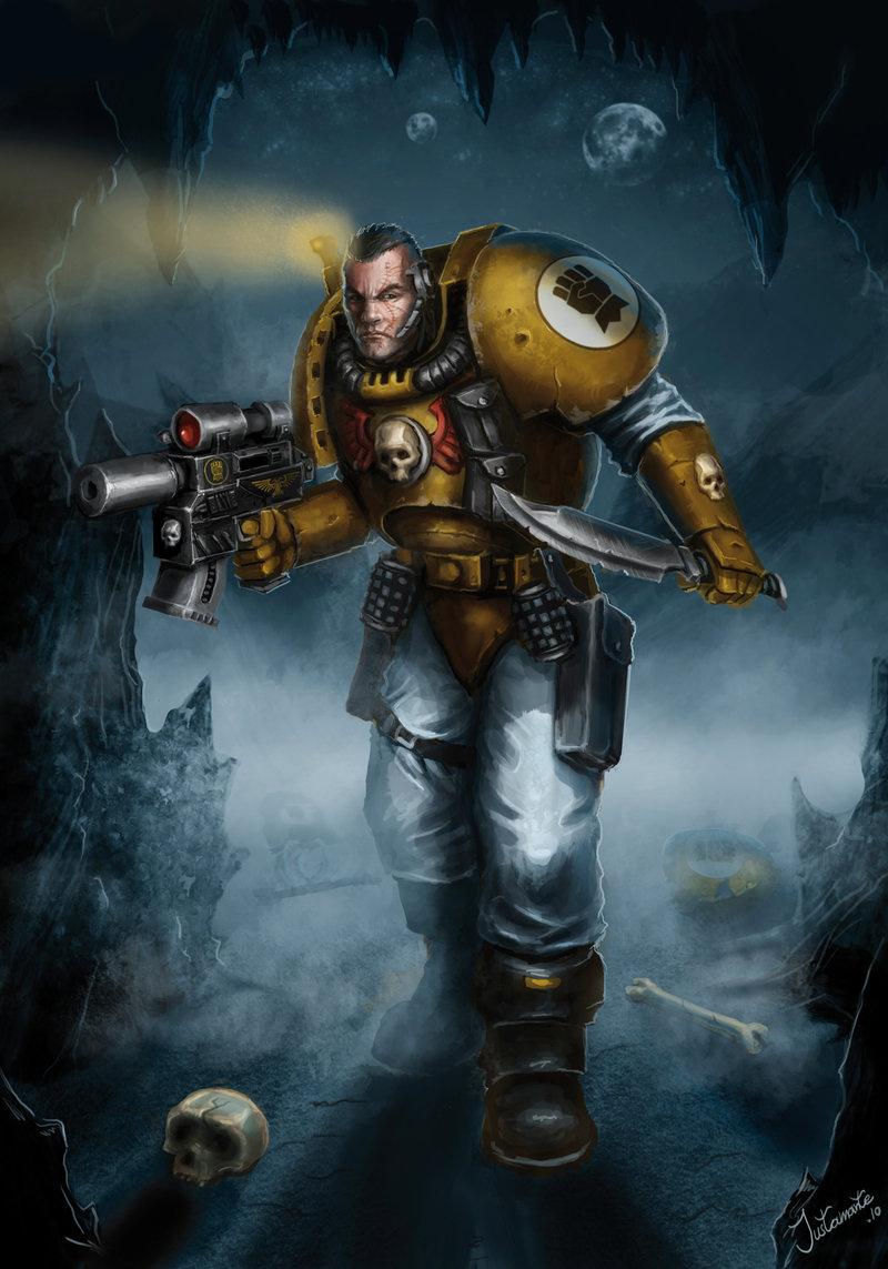 Conversion, Imperial Fists, Primaris, Solar Lions, Space Marines, Warhammer 40,000