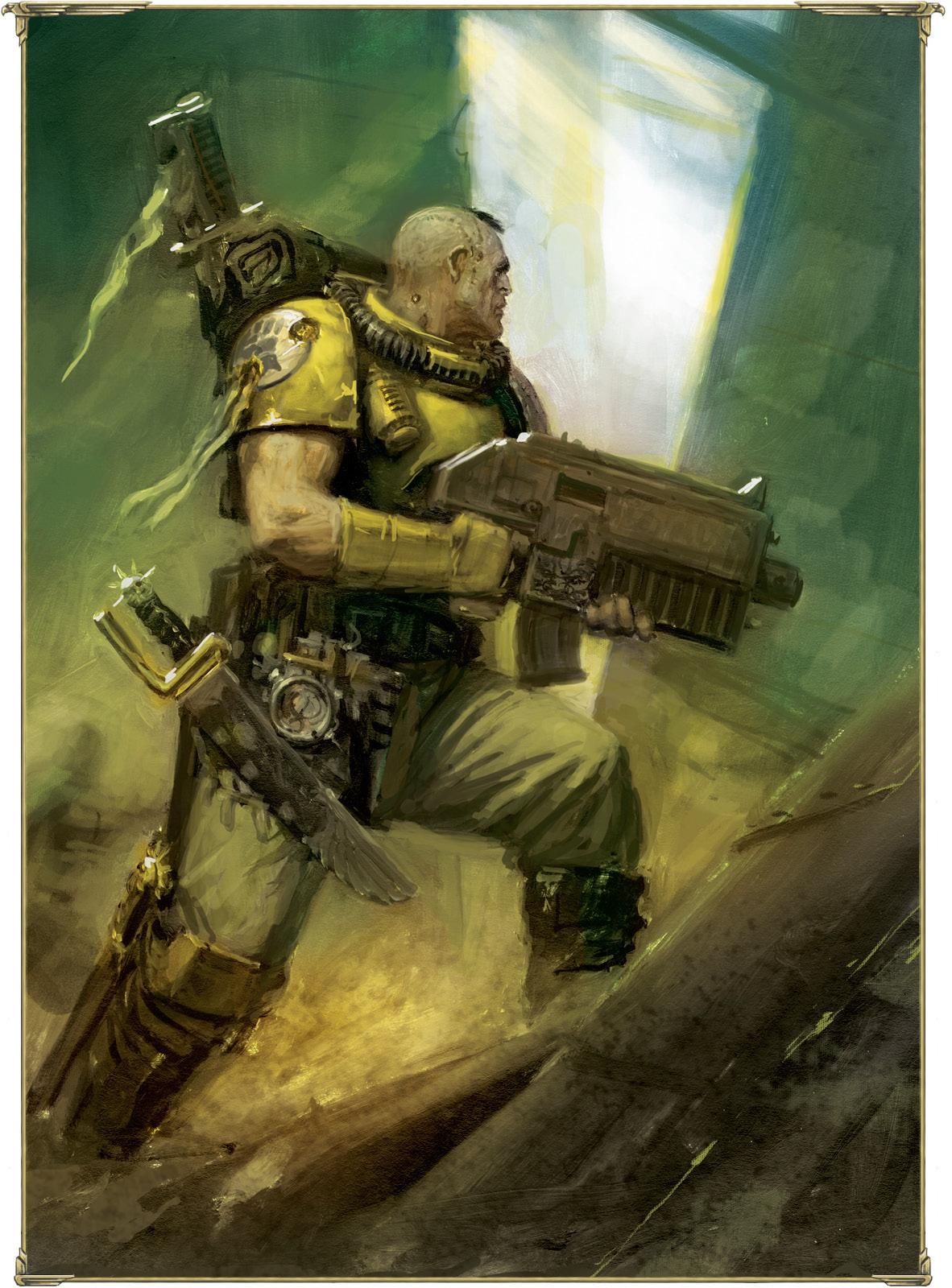 Conversion, Imperial Fists, Primaris, Solar Lions, Space Marines, Warhammer 40,000