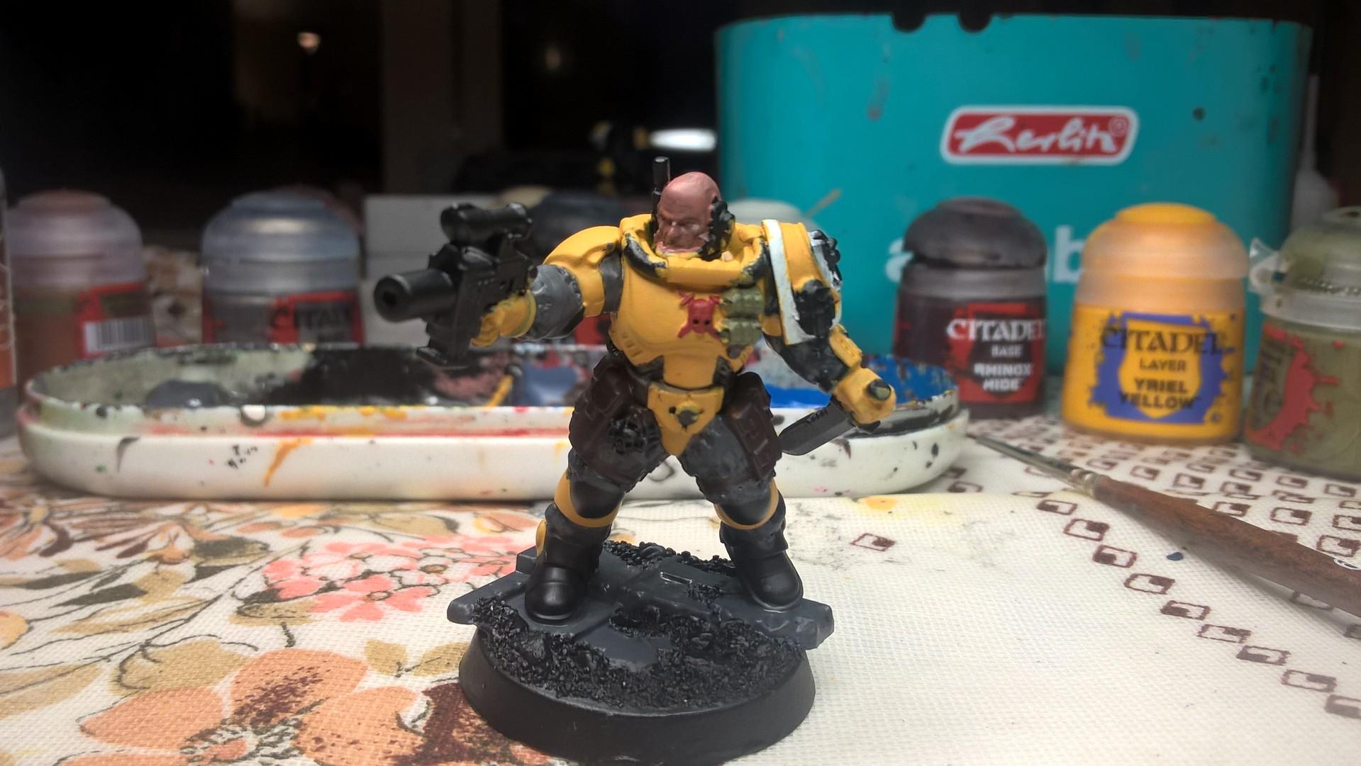 Conversion, Imperial Fists, Primaris, Solar Lions, Space Marines, Warhammer 40,000