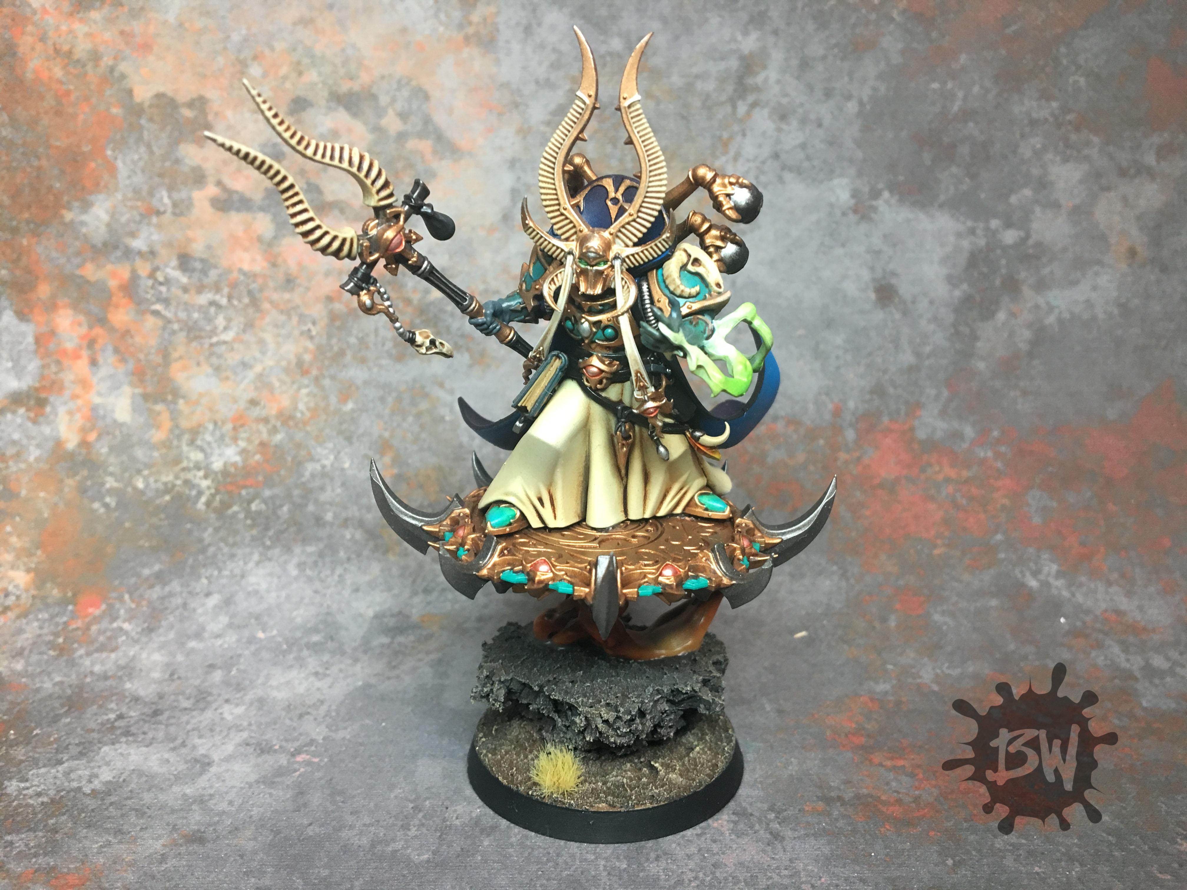 Ahriman, Bawpainting, Chaos, Gamesworkshop, Thousand Sons, Tzeentch, Warhammer 40,000
