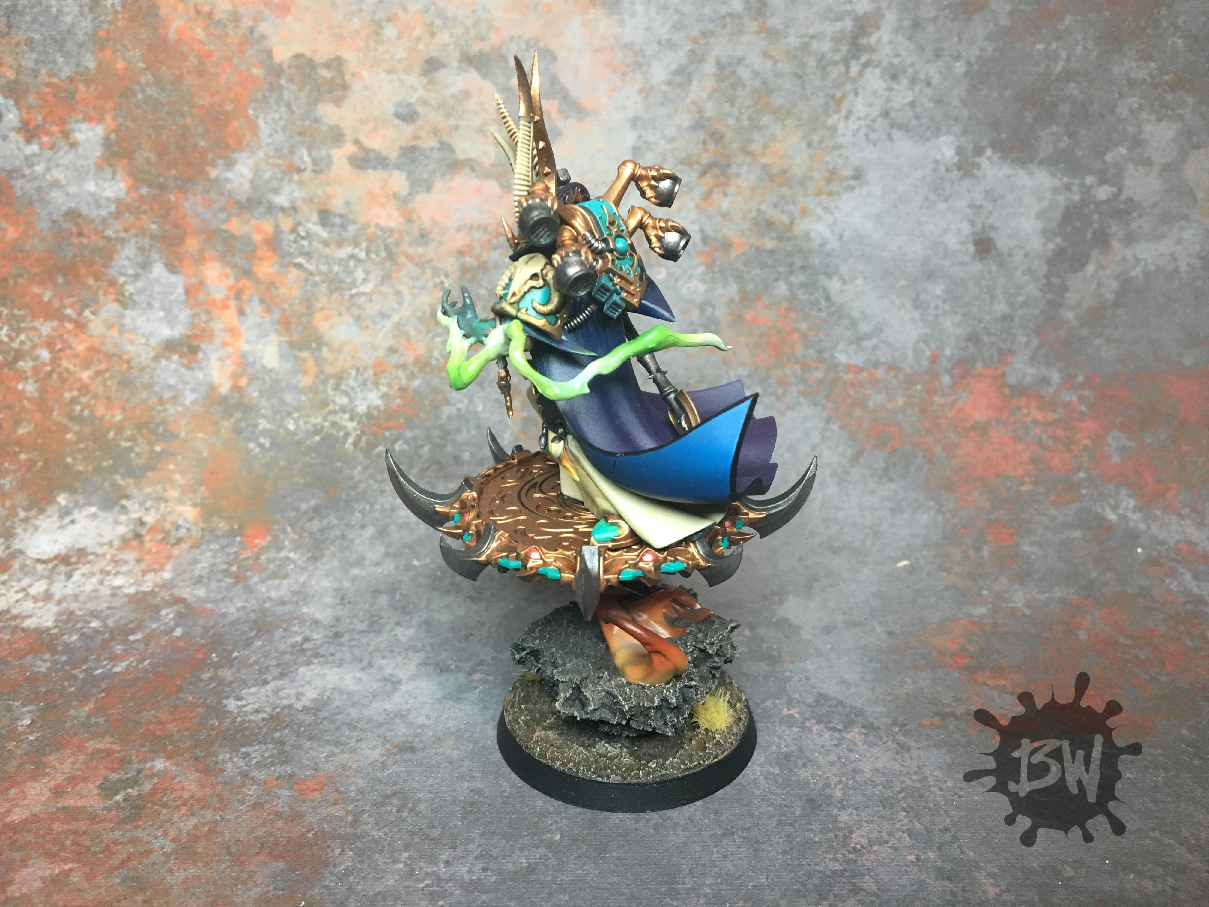 Ahriman, Bawpainting, Chaos, Gamesworkshop, Thousand Sons, Tzeentch, Warhammer 40,000