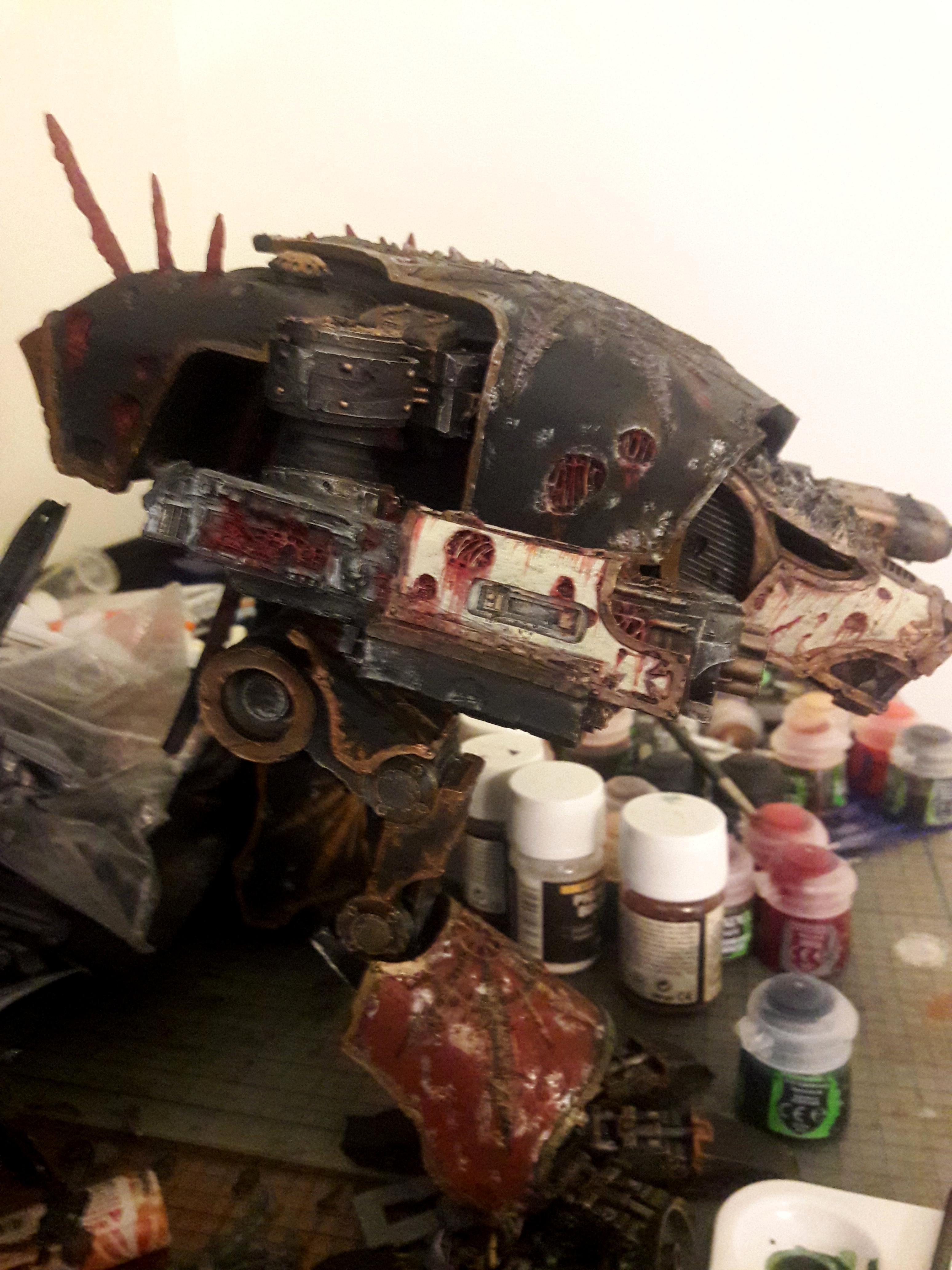 Chaos, Chaos Warhound Titan, Legio Mortis, Titan, Warhound