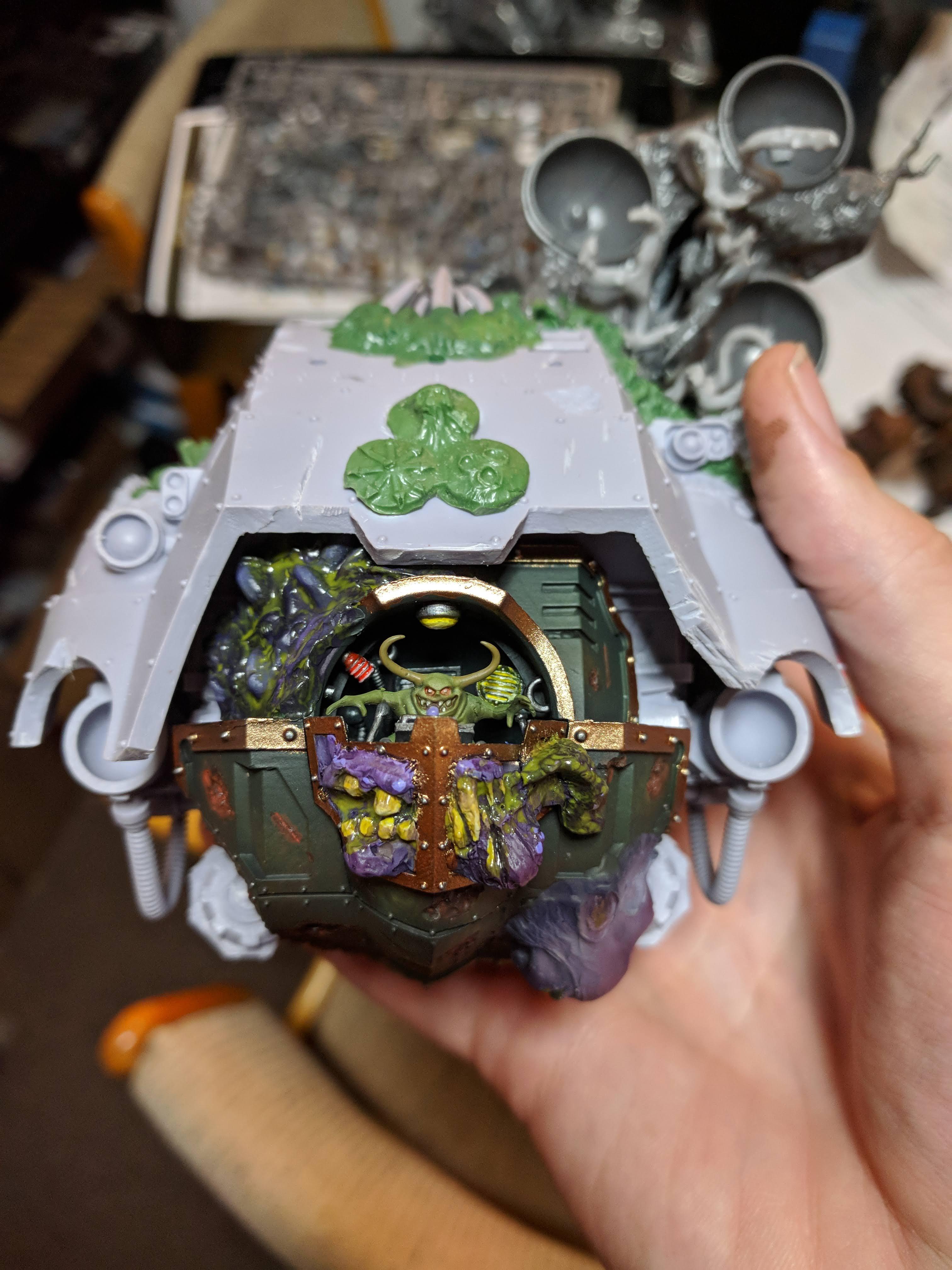 Chaos, Conversion, Hellforged, Knight Titan, Knights, Nurgle, Porphyrion, Renegade, Renegade Knight, Titan