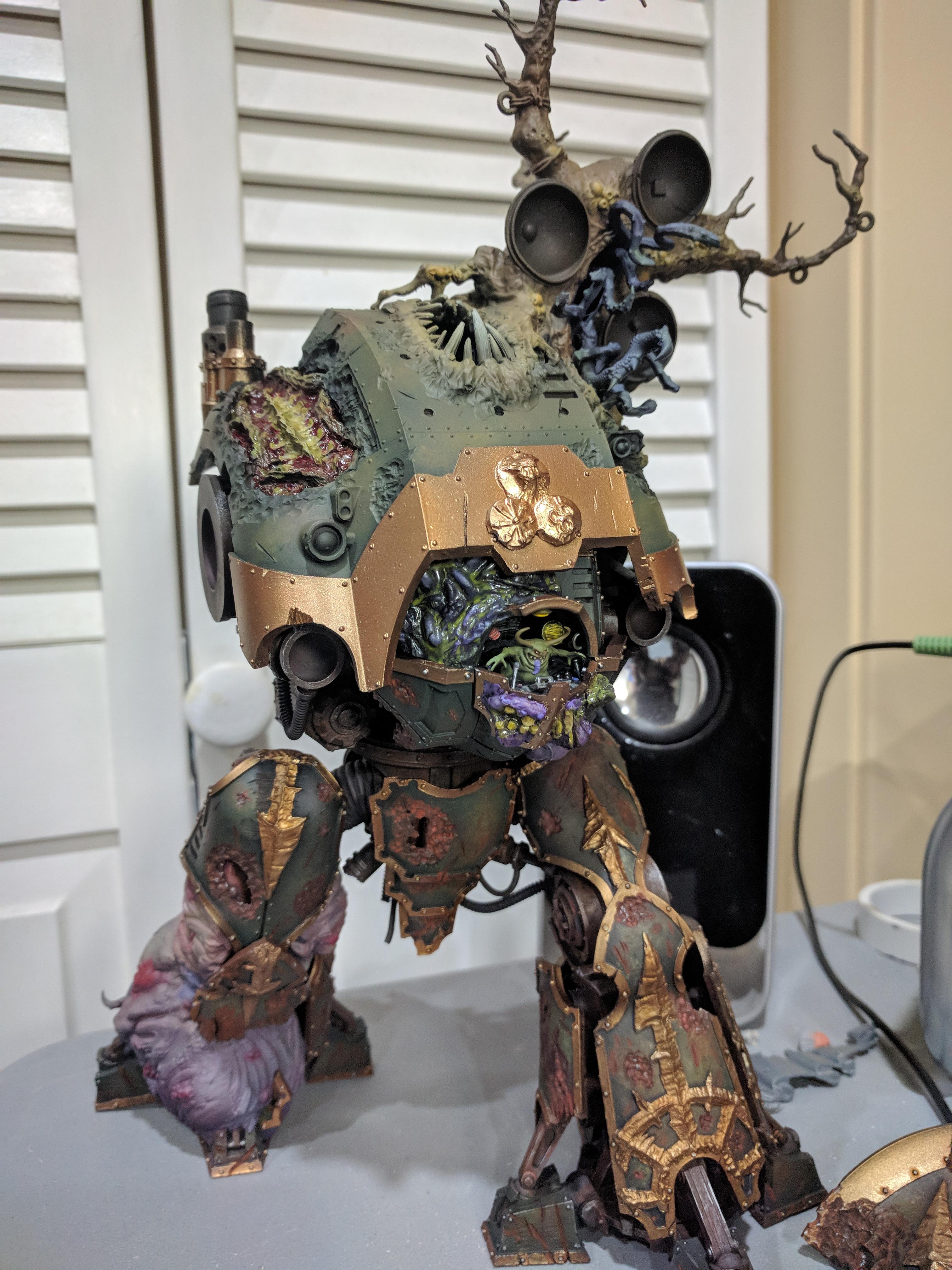 Chaos, Conversion, Hellforged, Knight Titan, Knights, Nurgle, Porphyrion, Renegade, Renegade Knight, Titan