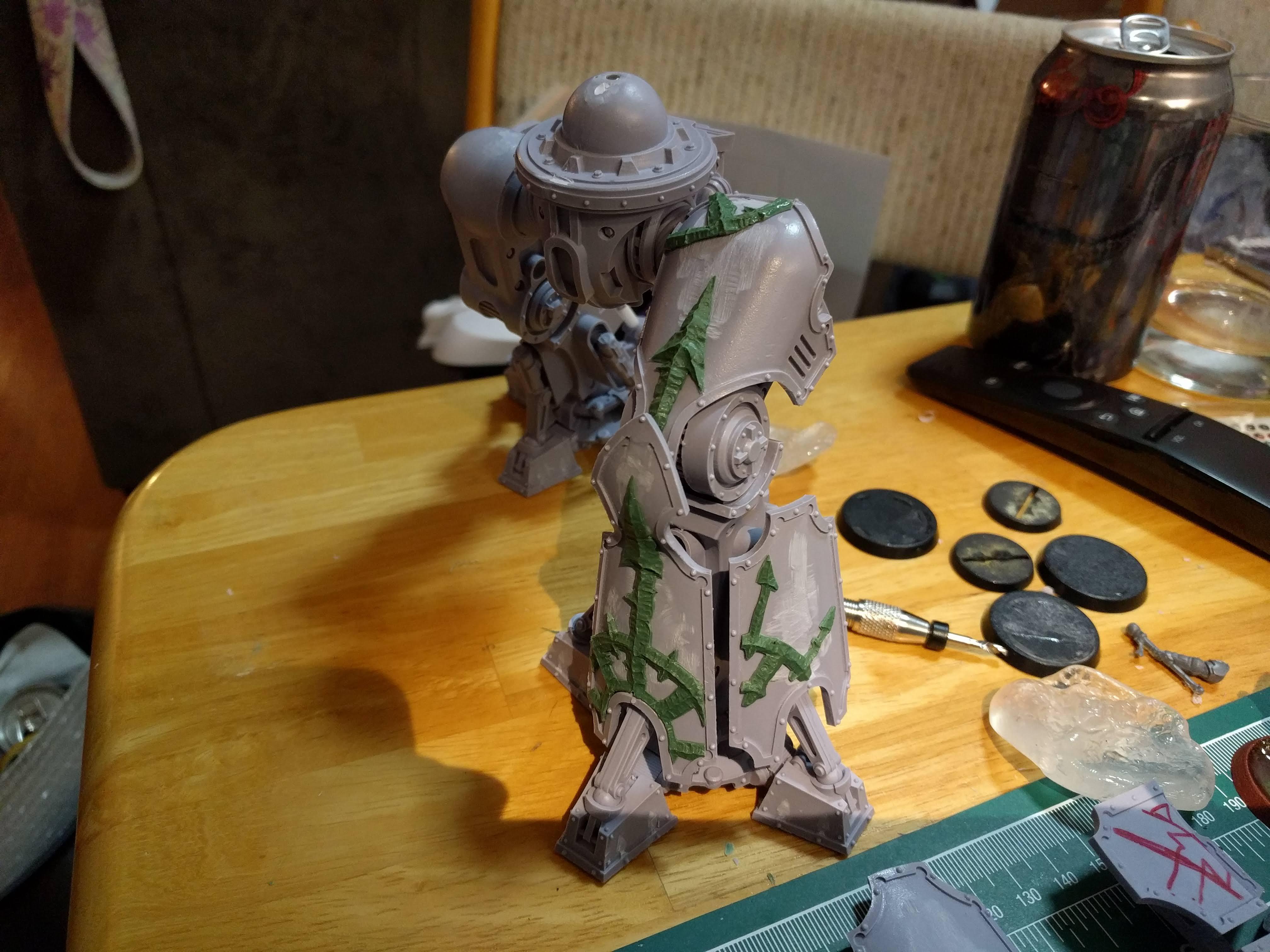 Chaos, Conversion, Hellforged, Knight Titan, Knights, Nurgle, Porphyrion, Renegade, Renegade Knight, Titan