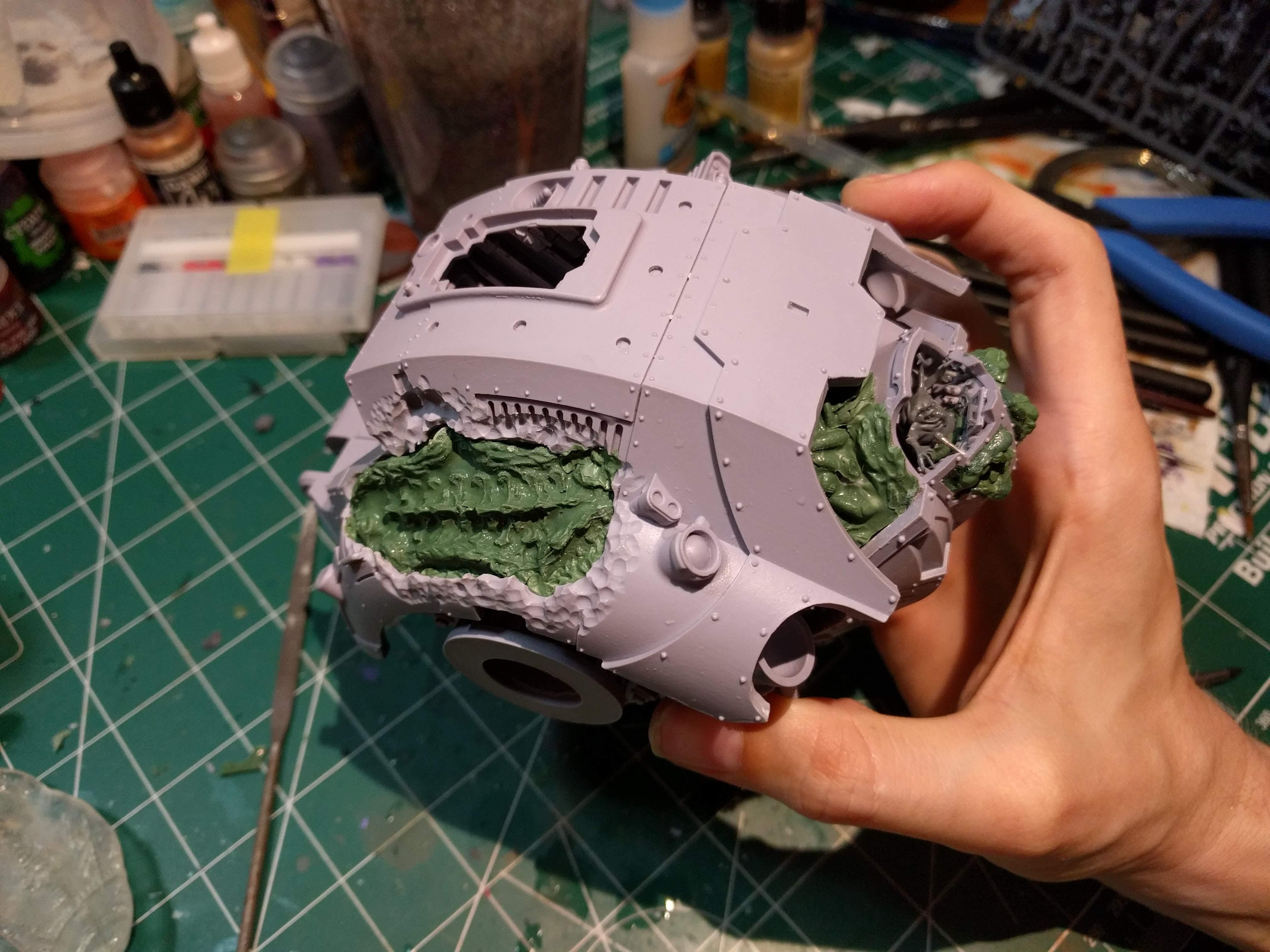 Chaos, Conversion, Hellforged, Knight Titan, Knights, Nurgle, Porphyrion, Renegade, Renegade Knight, Titan