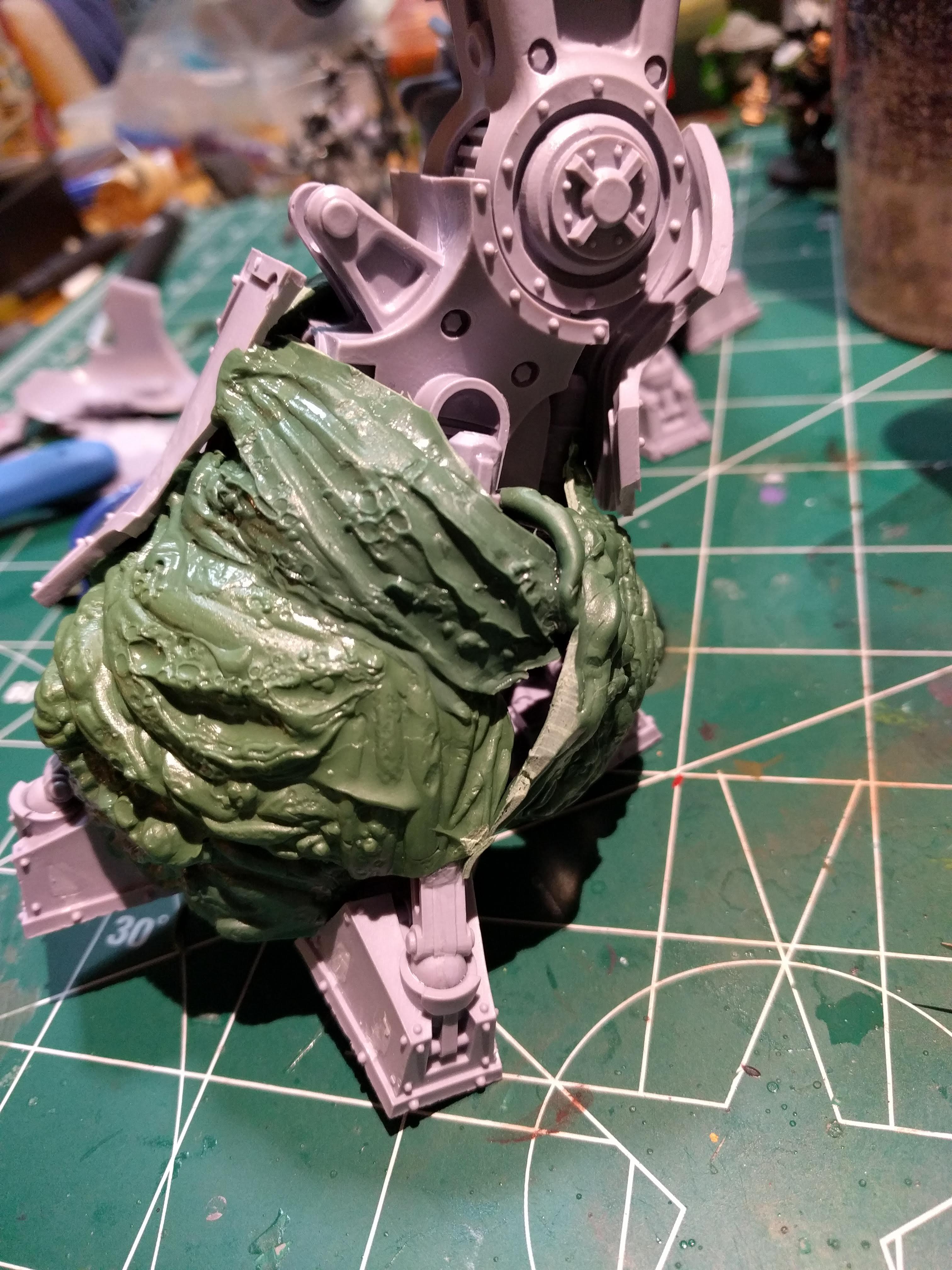 Chaos, Conversion, Hellforged, Knight Titan, Knights, Nurgle, Porphyrion, Renegade, Renegade Knight, Titan