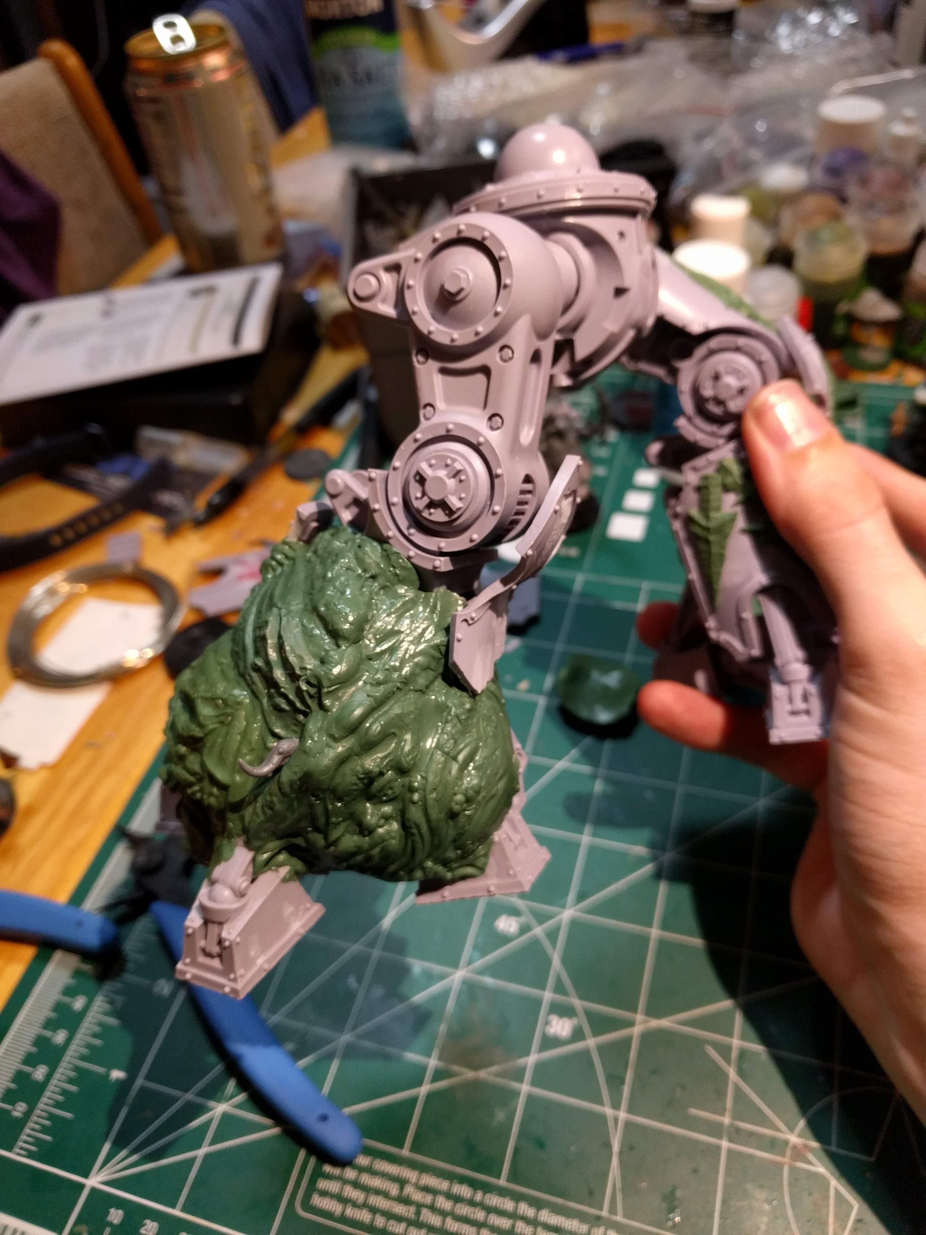 Chaos, Conversion, Hellforged, Knight Titan, Knights, Nurgle, Porphyrion, Renegade, Renegade Knight, Titan