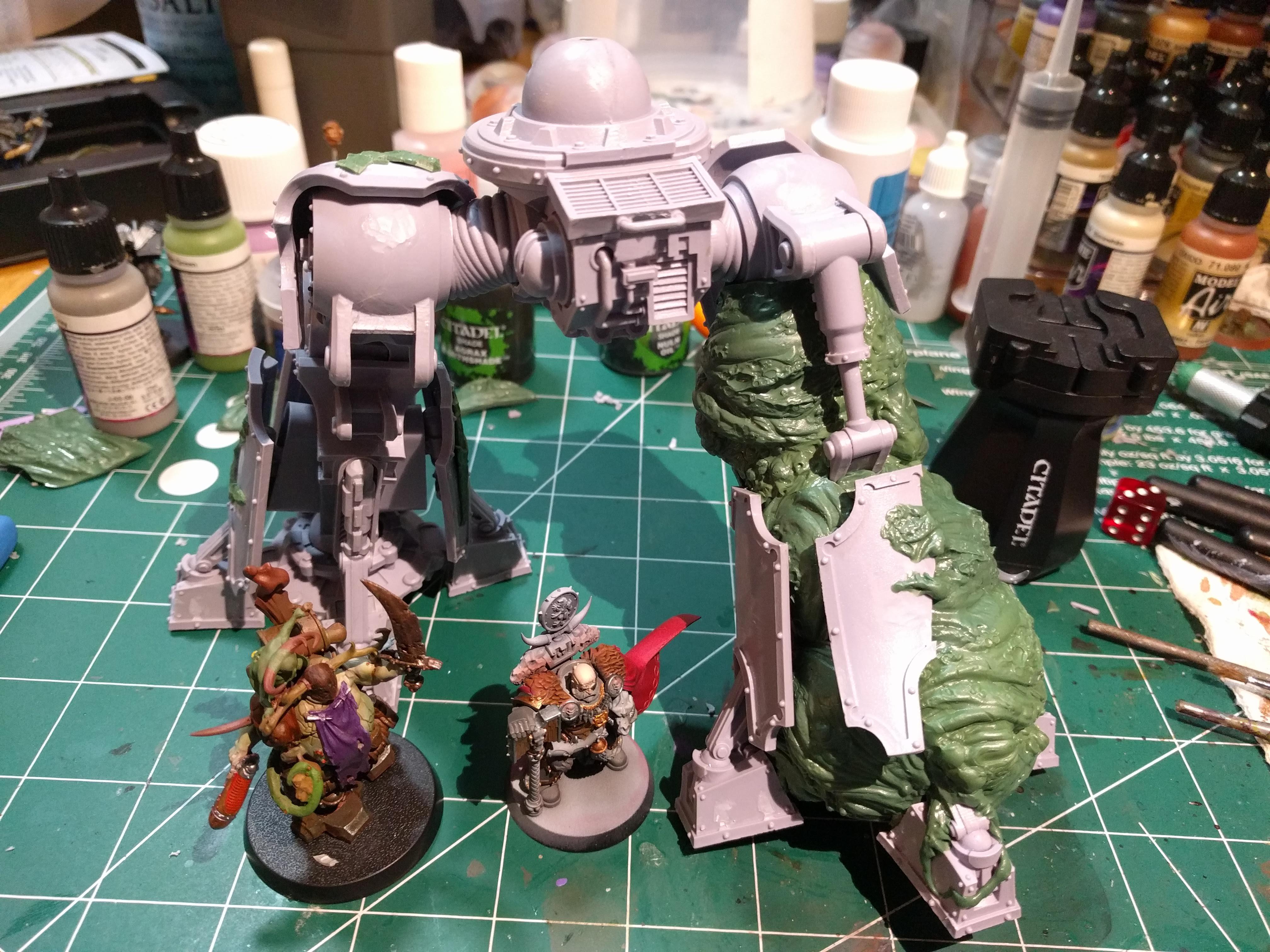 Chaos, Conversion, Hellforged, Knight Titan, Knights, Nurgle, Porphyrion, Renegade, Renegade Knight, Titan