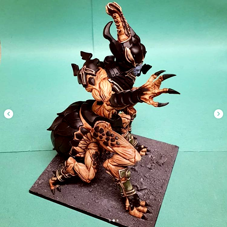 WIP of my Conquesr Spire Thresher Abomination from Para Bellum