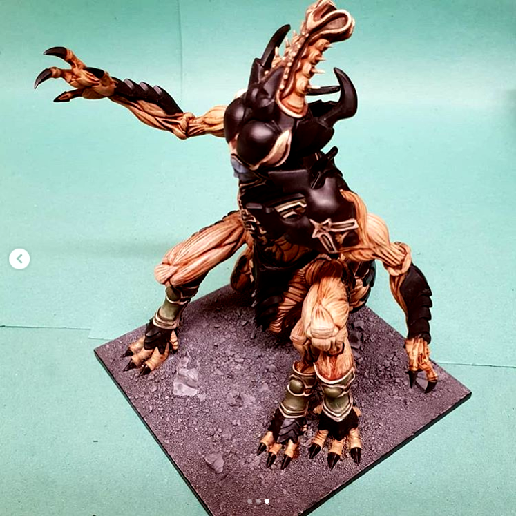 WIP of my Conquesr Spire Thresher Abomination from Para Bellum