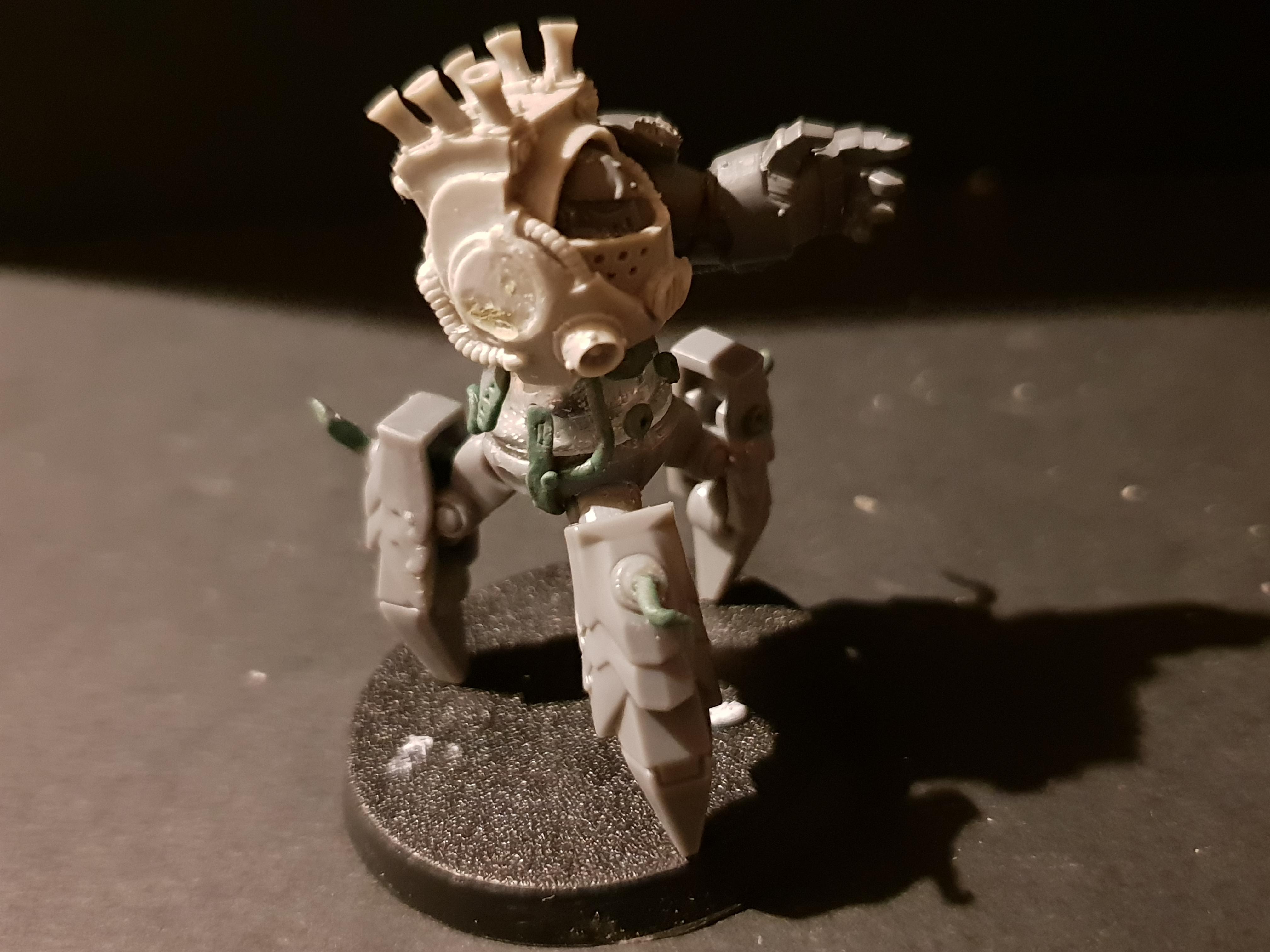 Chaos, Chaos Space Marines, Conversion, Nurgle, Warhammer 40,000, Work In Progress
