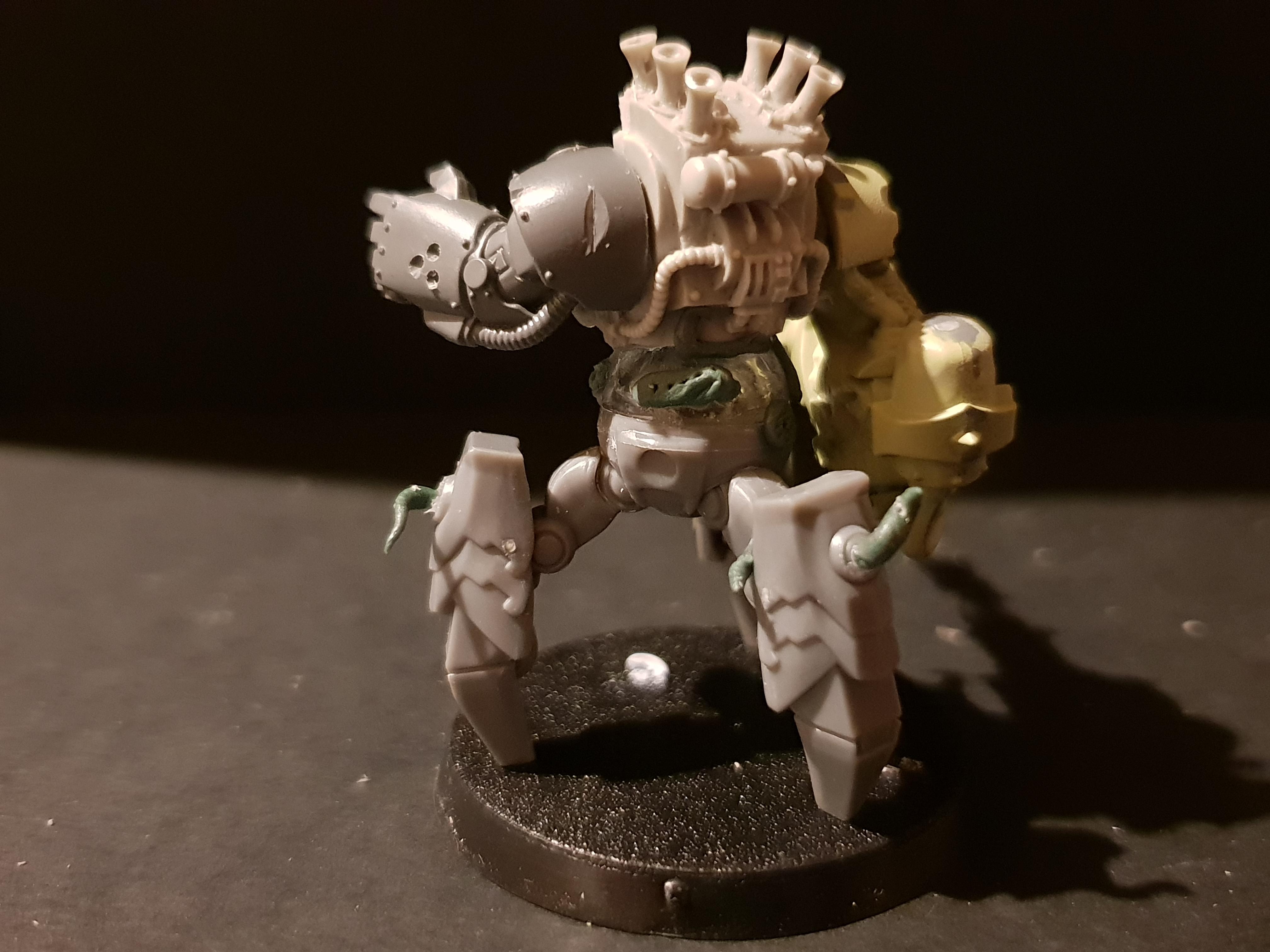 Chaos, Chaos Space Marines, Conversion, Nurgle, Terminator Armor, Warhammer 40,000, Work In Progress