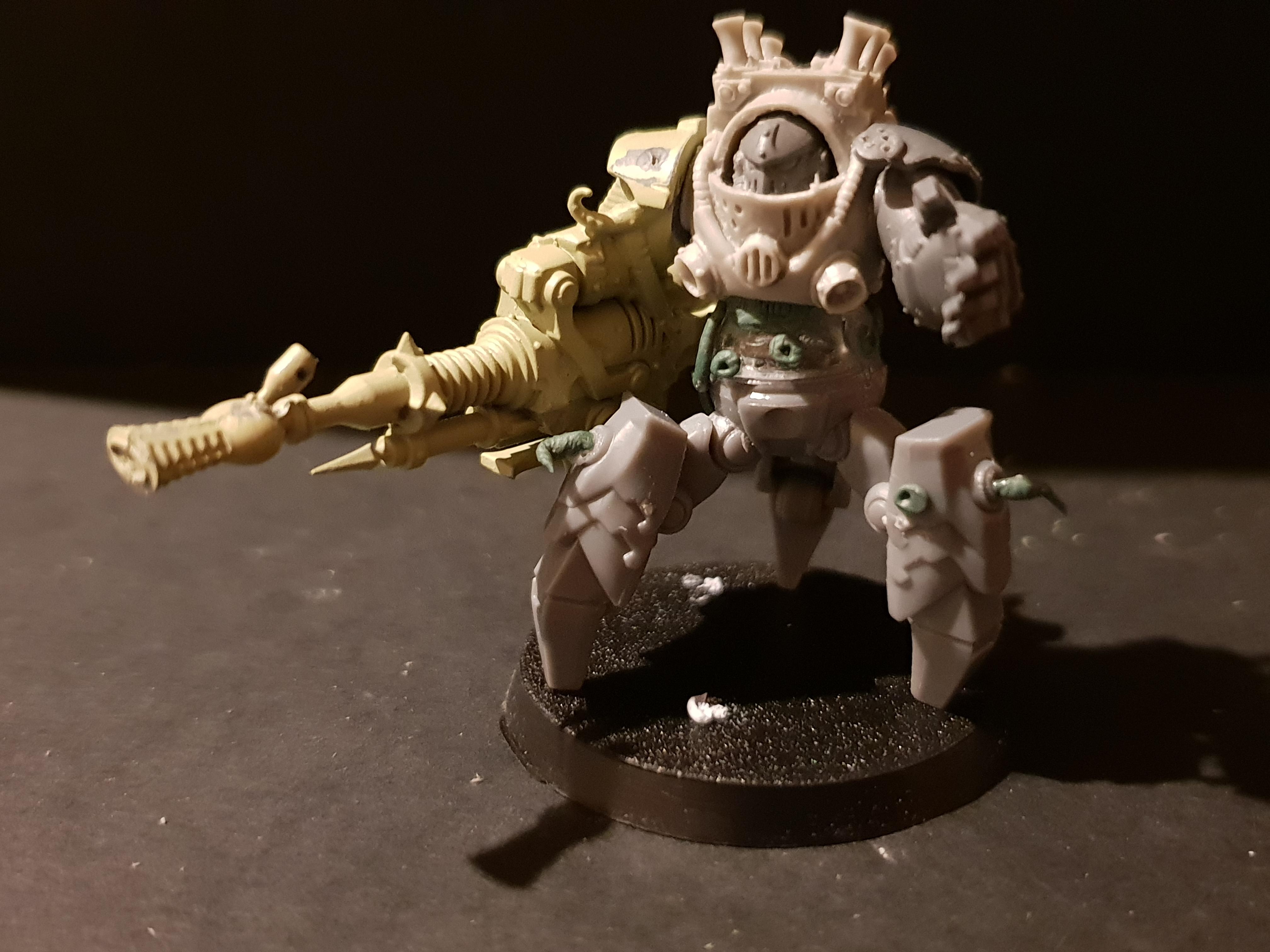 Chaos, Chaos Space Marines, Conversion, Nurgle, Terminator Armor, Three Legs, Warhammer 40,000, Work In Progress