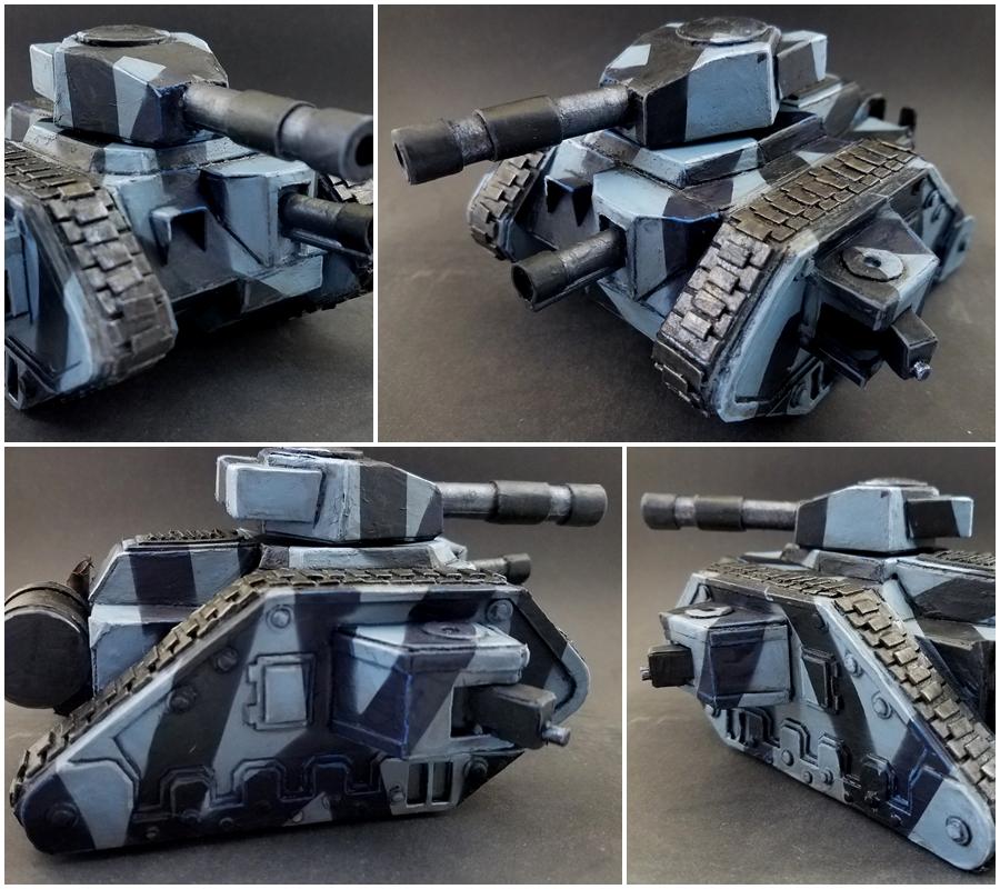 Leman Russ Battle Tank, Scratch Build, Urban Cammo