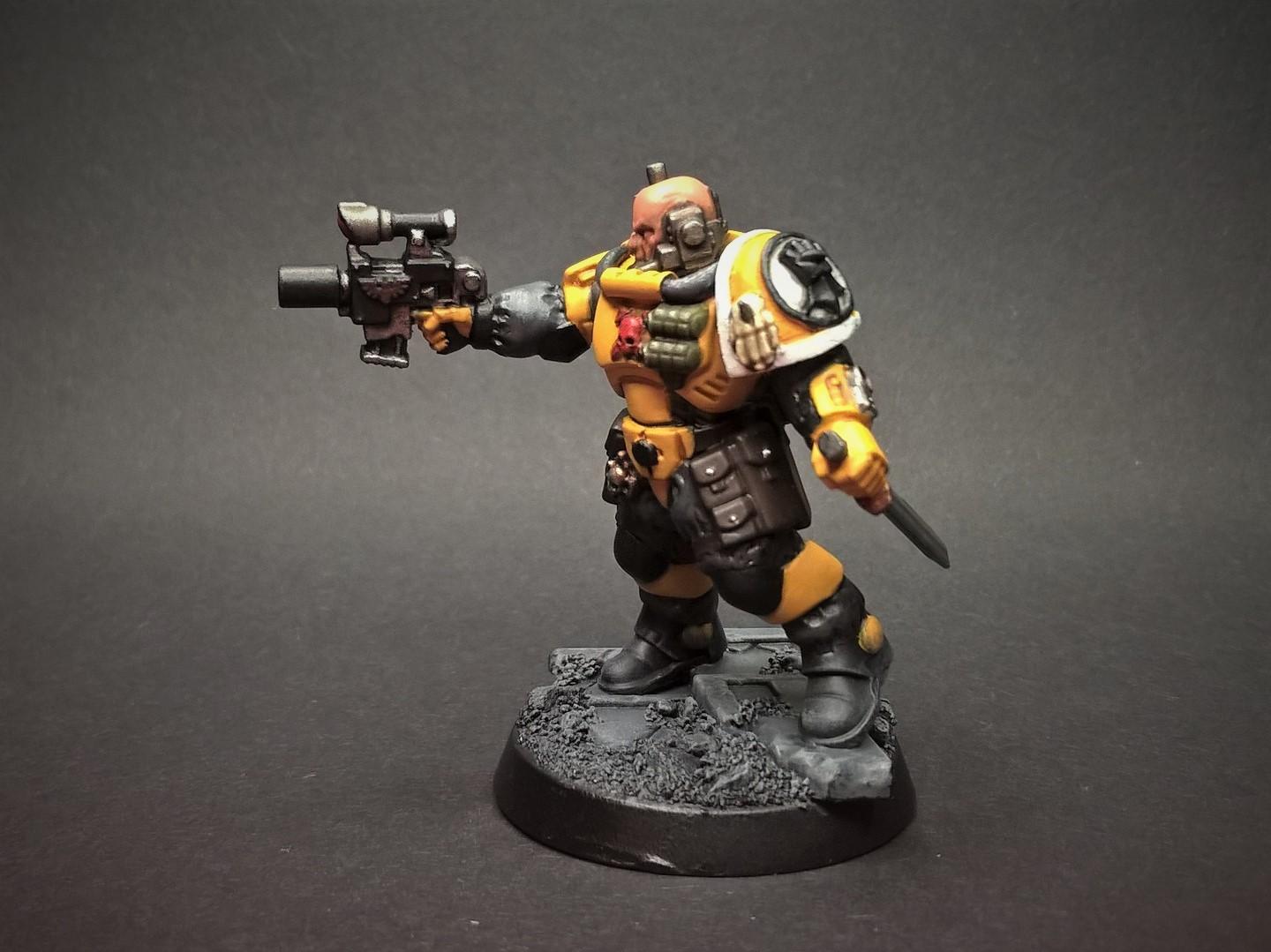 Conversion, Imperial Fists, Primaris, Solar Lions, Space Marines, Warhammer 40,000
