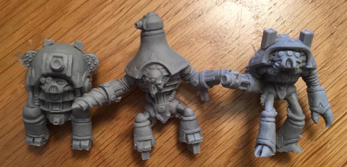 Knights, Old School Miniatues, Os Miniatures, Robot