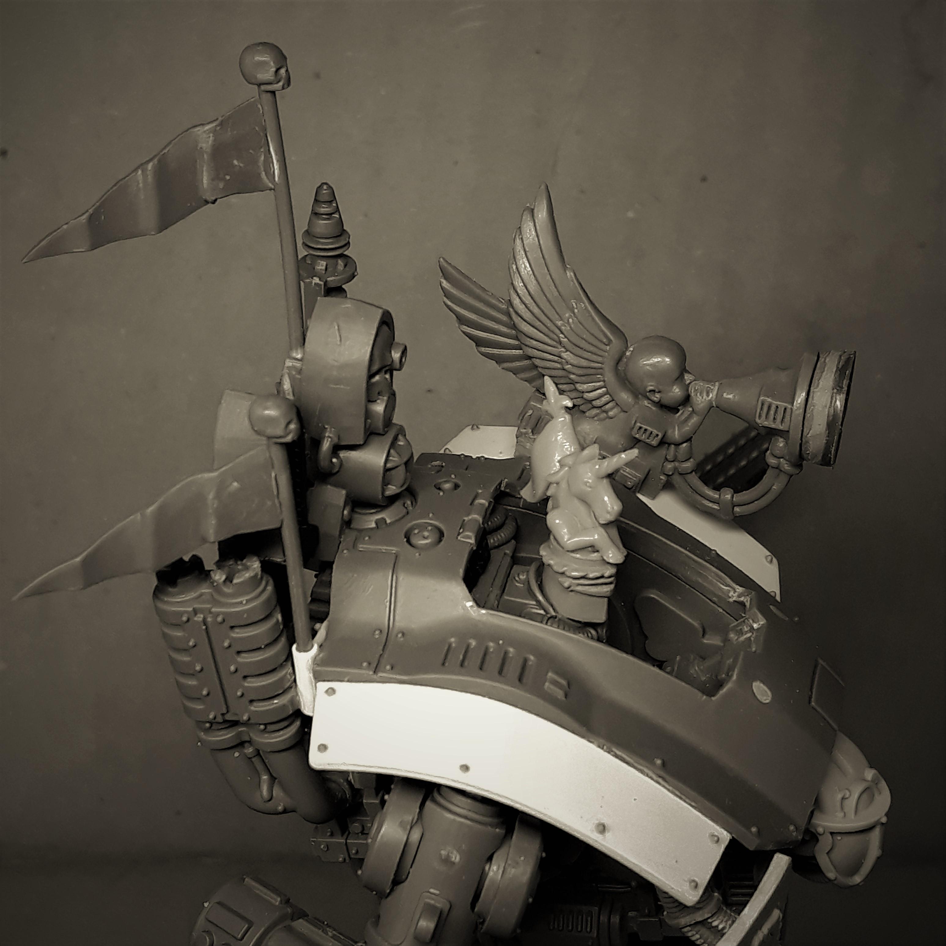 Armiger Warglaive, Armiger Warglaives, Conversion, Imperial Knight, Imperial Knight Heads, Kitbash, Knight Armiger, Mini Knight, Mini Knights, Warhammer 40,000