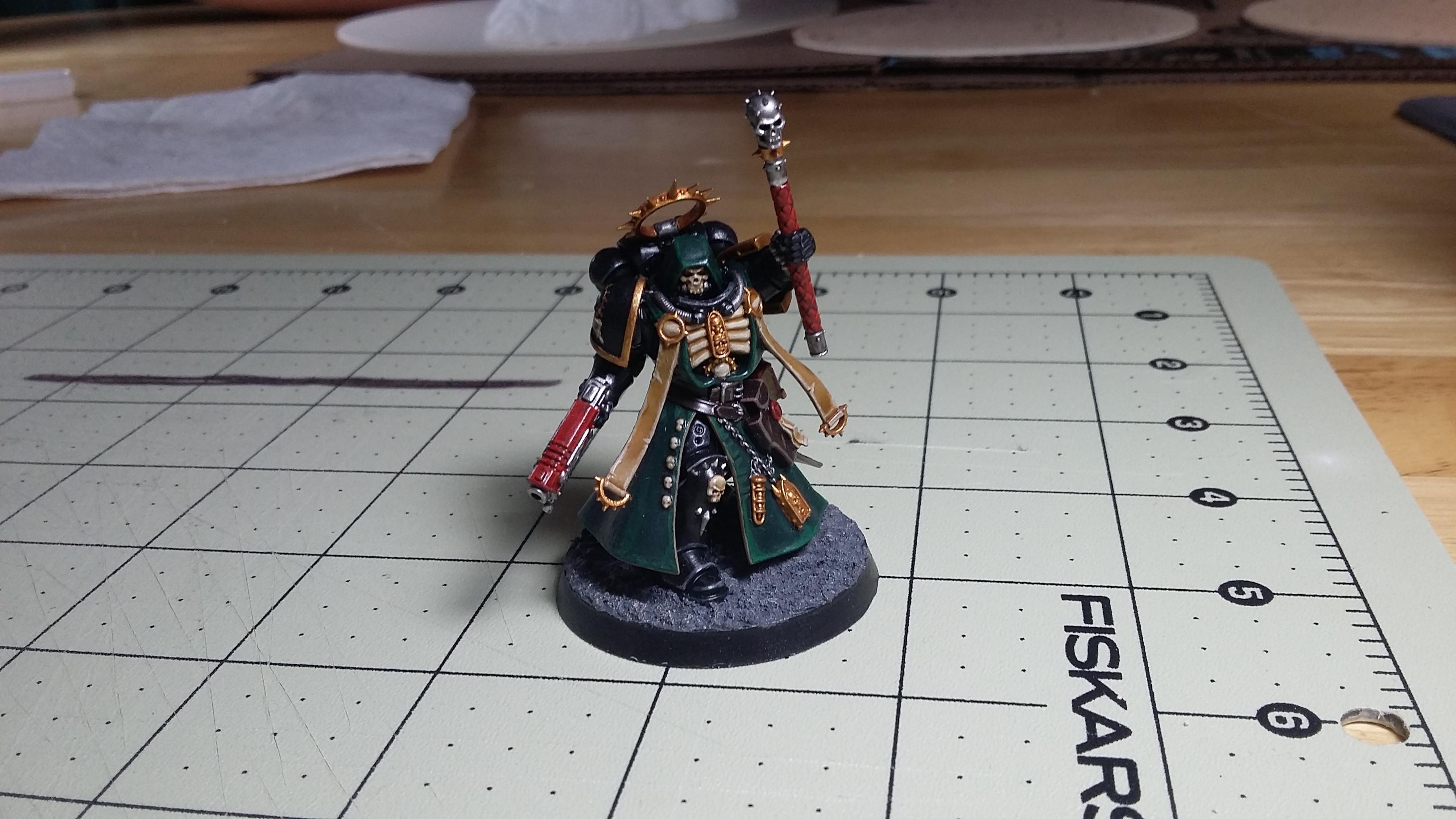 Chaplain, Dark Angels, Primaris, Space Marines, Warhammer 40,000