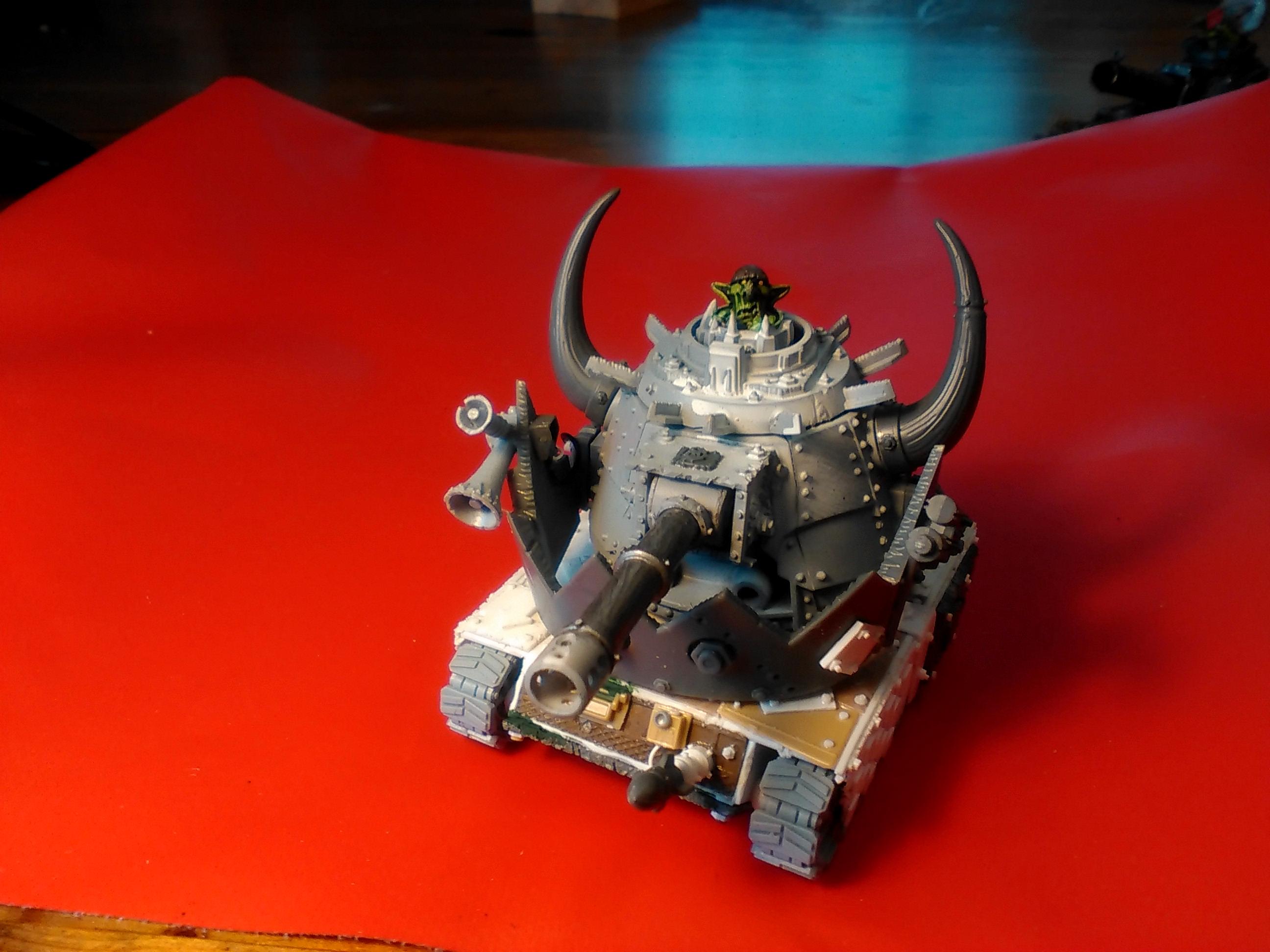 Conversion, Grot Conversion, Grot Tank, Grots, Kitbash, Kitbashed, Ork Conversions, Ork Coustom Made Vehicles, Orks, Scratch Build, Warhammer 40,000