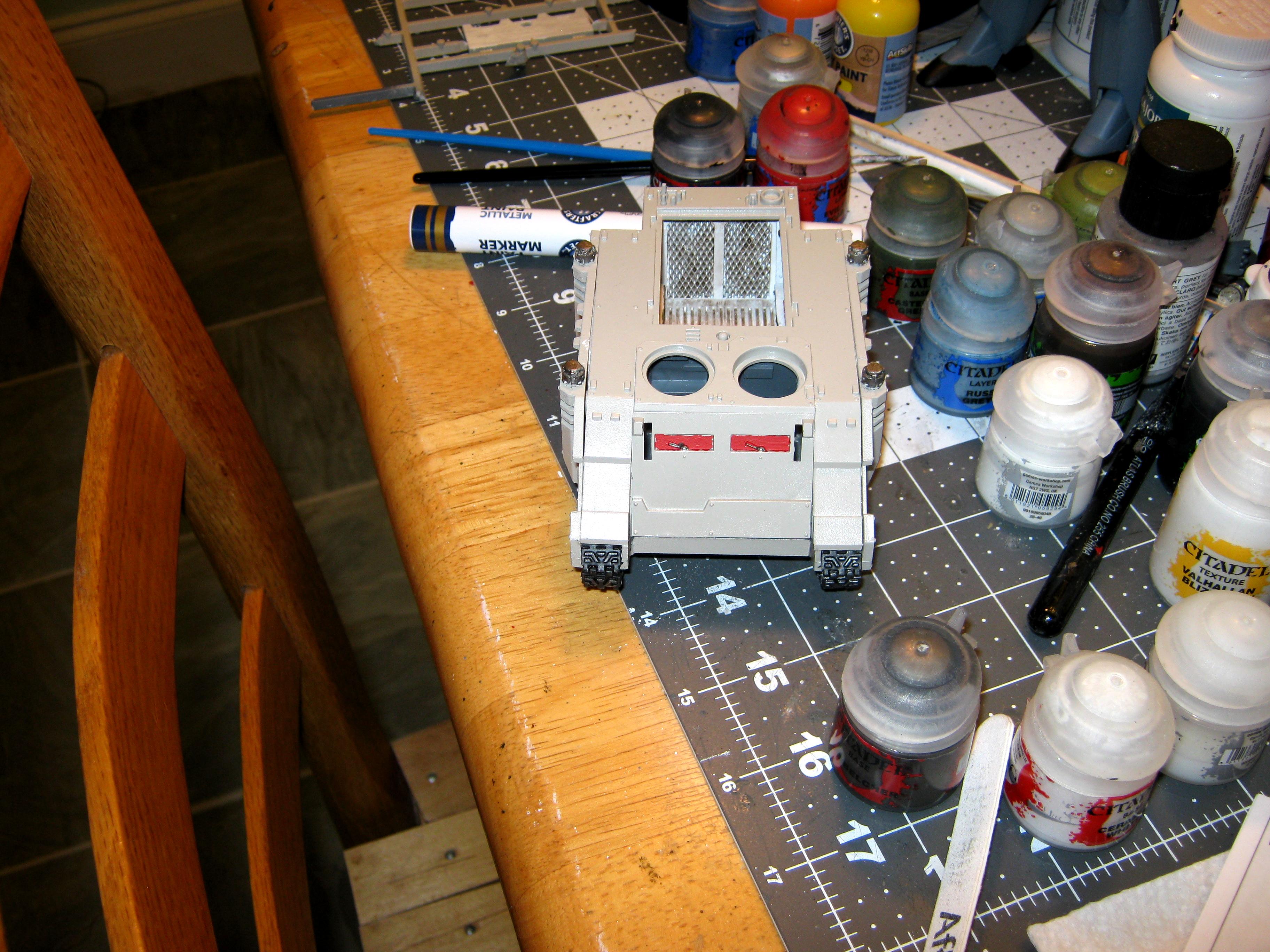 Apc, Armored Personnel Carrier, Conversion, Dark Age Of Technology, Imperial, Imperial Army, Mars Pattern, Mk Iic, Rhino, Space Marines