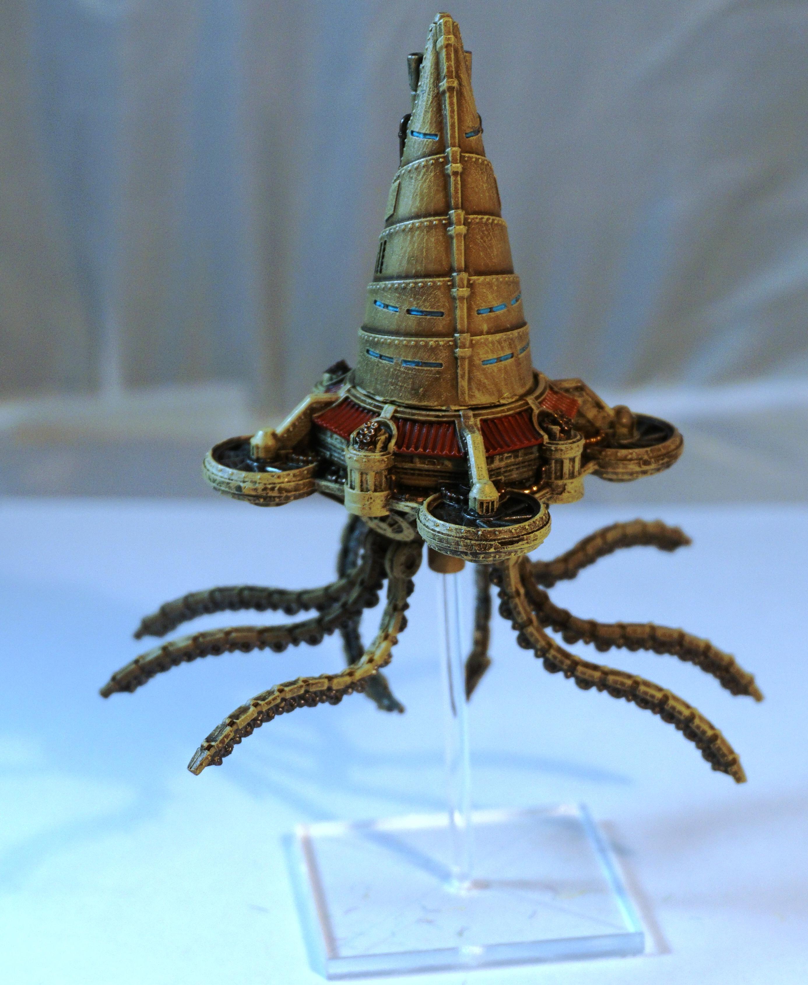 Armored, Dystopian Wars, Japanese, Octopus, Robot, Squid, Walker