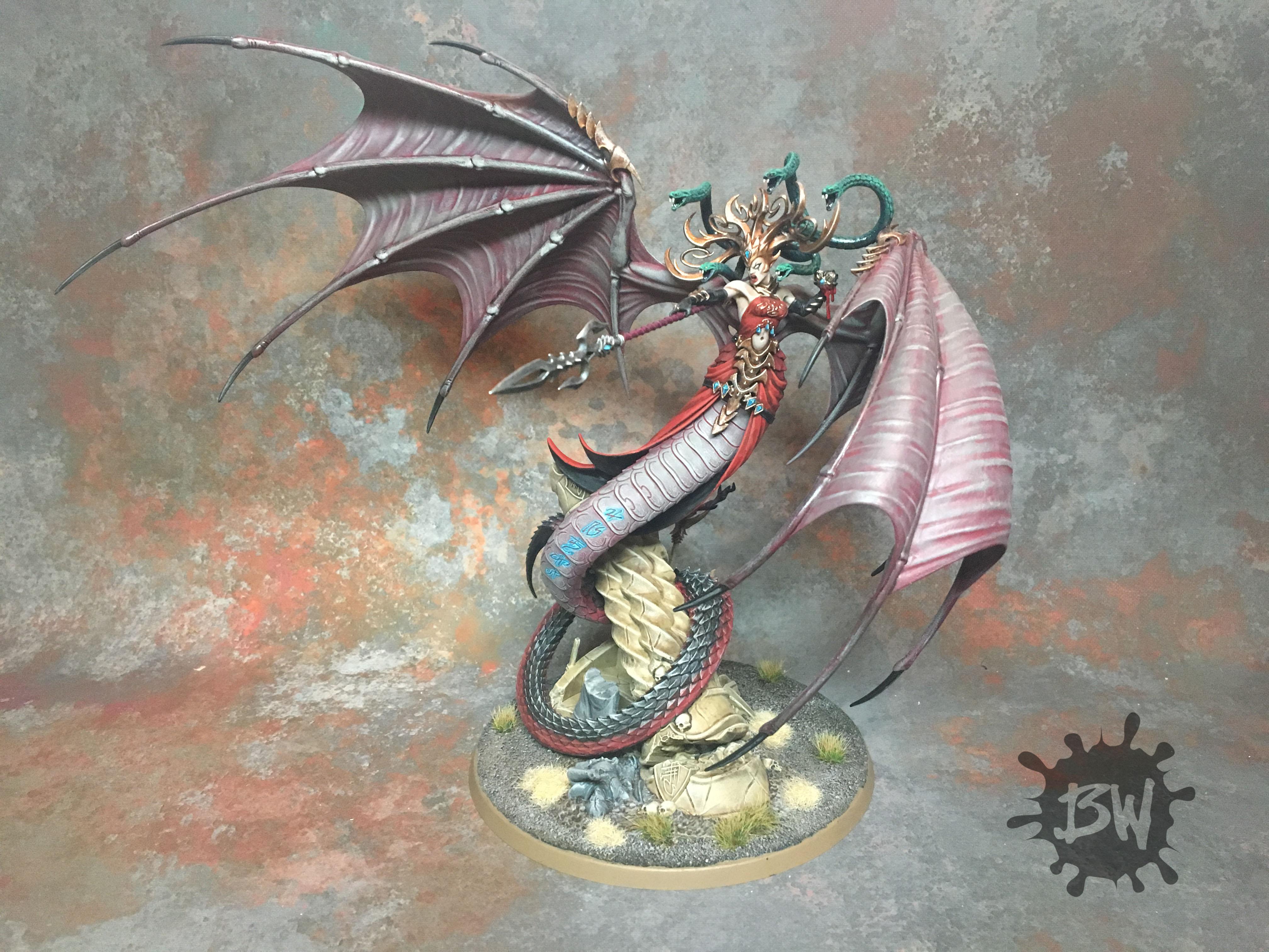Age Of Sigmar, Bw, Daughters Of Khaine, Morathi The Shadow Queen, Order, Warhammer Fantasy