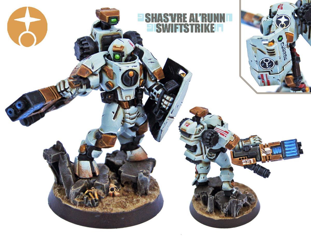 Battlesuit, Conversion, Fusion Blaster, Kill Team, Leader, Stealthsuit, Tau, Tau Empire, Warhammer 40,000