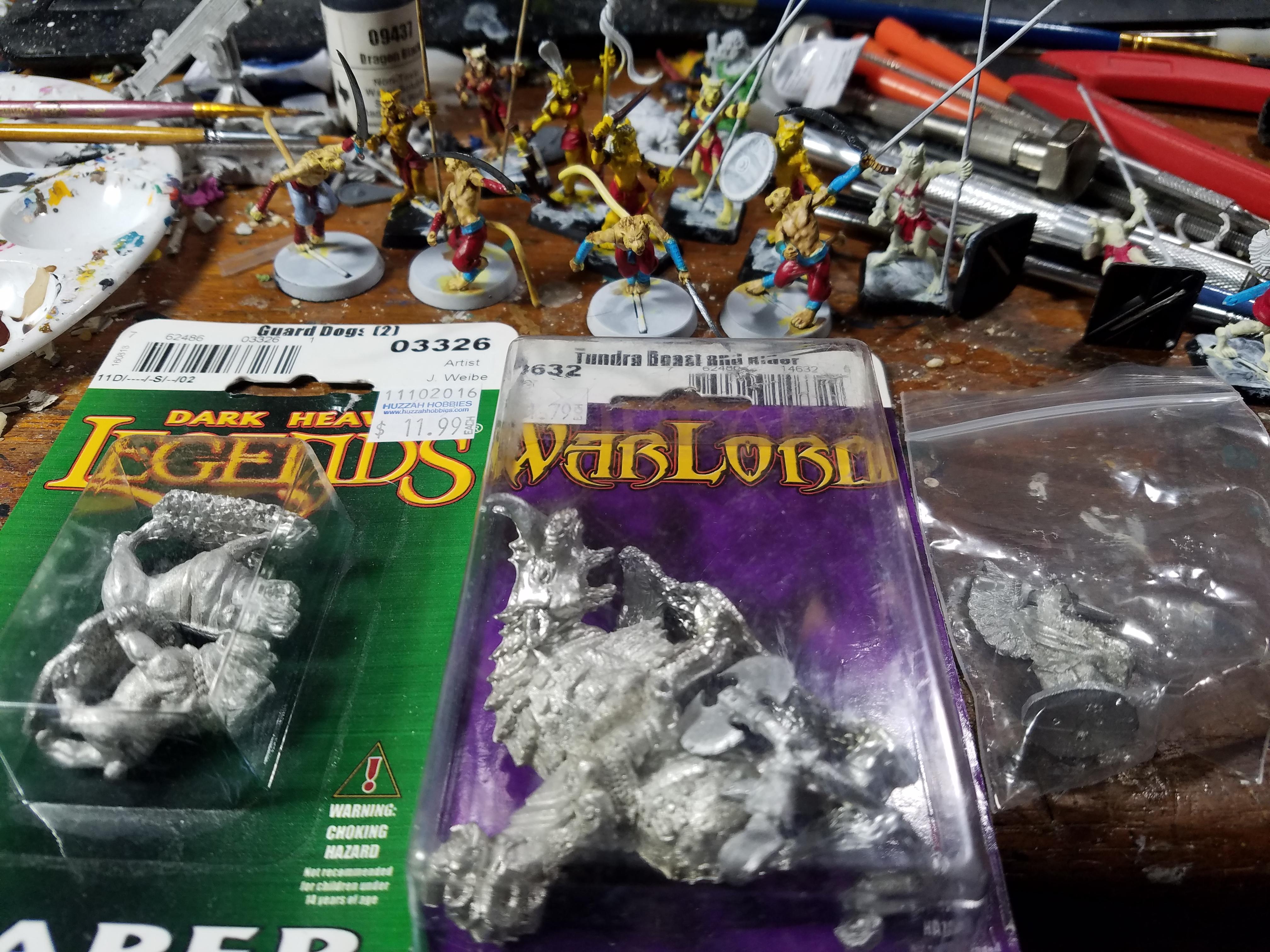 Crocodile Miniatures, Dakka Painting Challenge 2018, Kraken Editions, Oathsworn Miniatures, Reaper Miniatures, Work In Progress