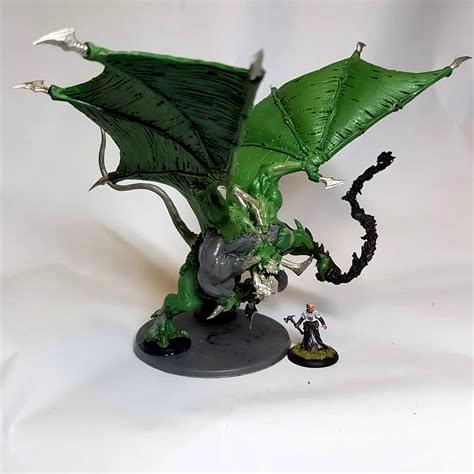Heresy miniatures winged netherlord scale