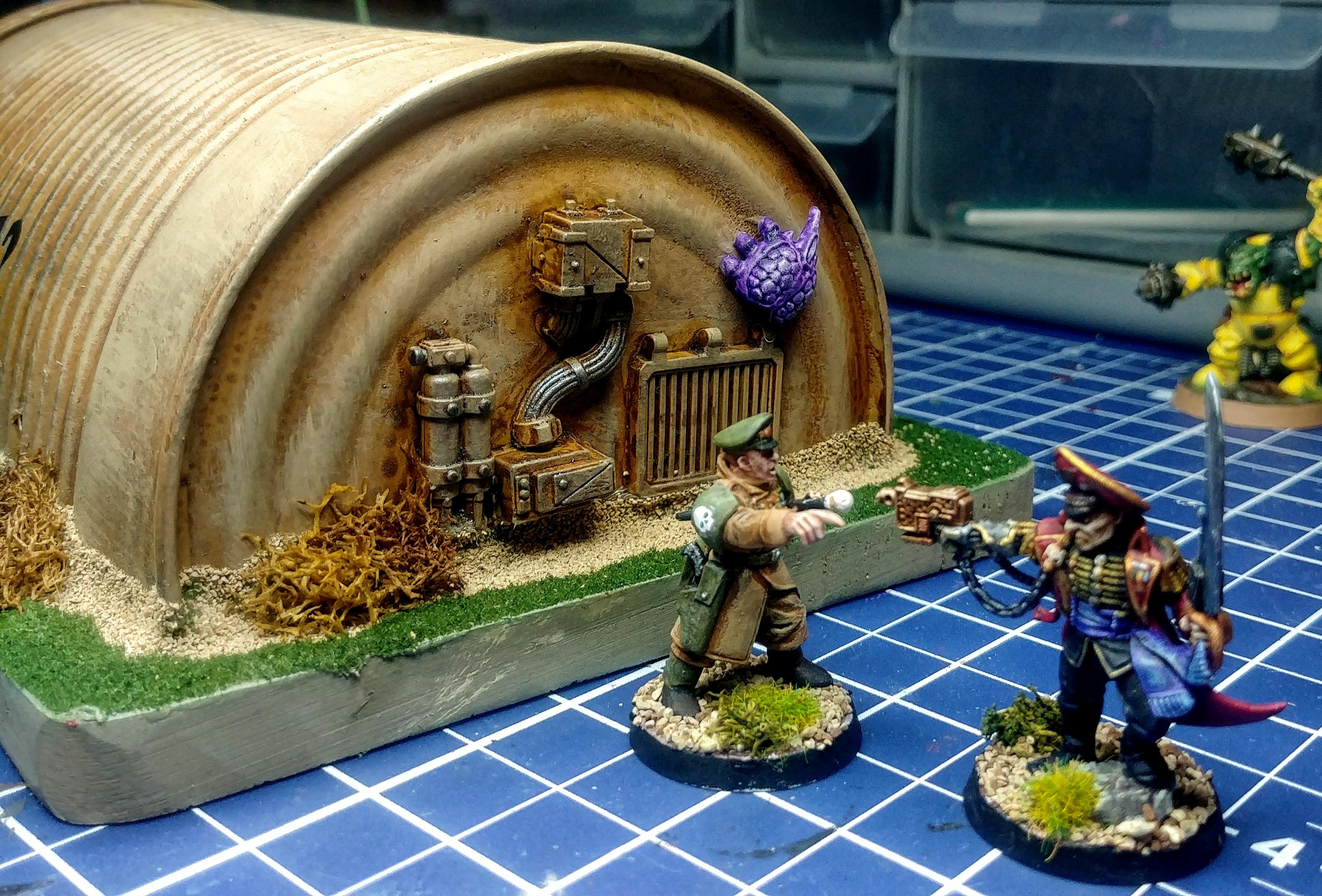 A quansent hut made from a coffee can