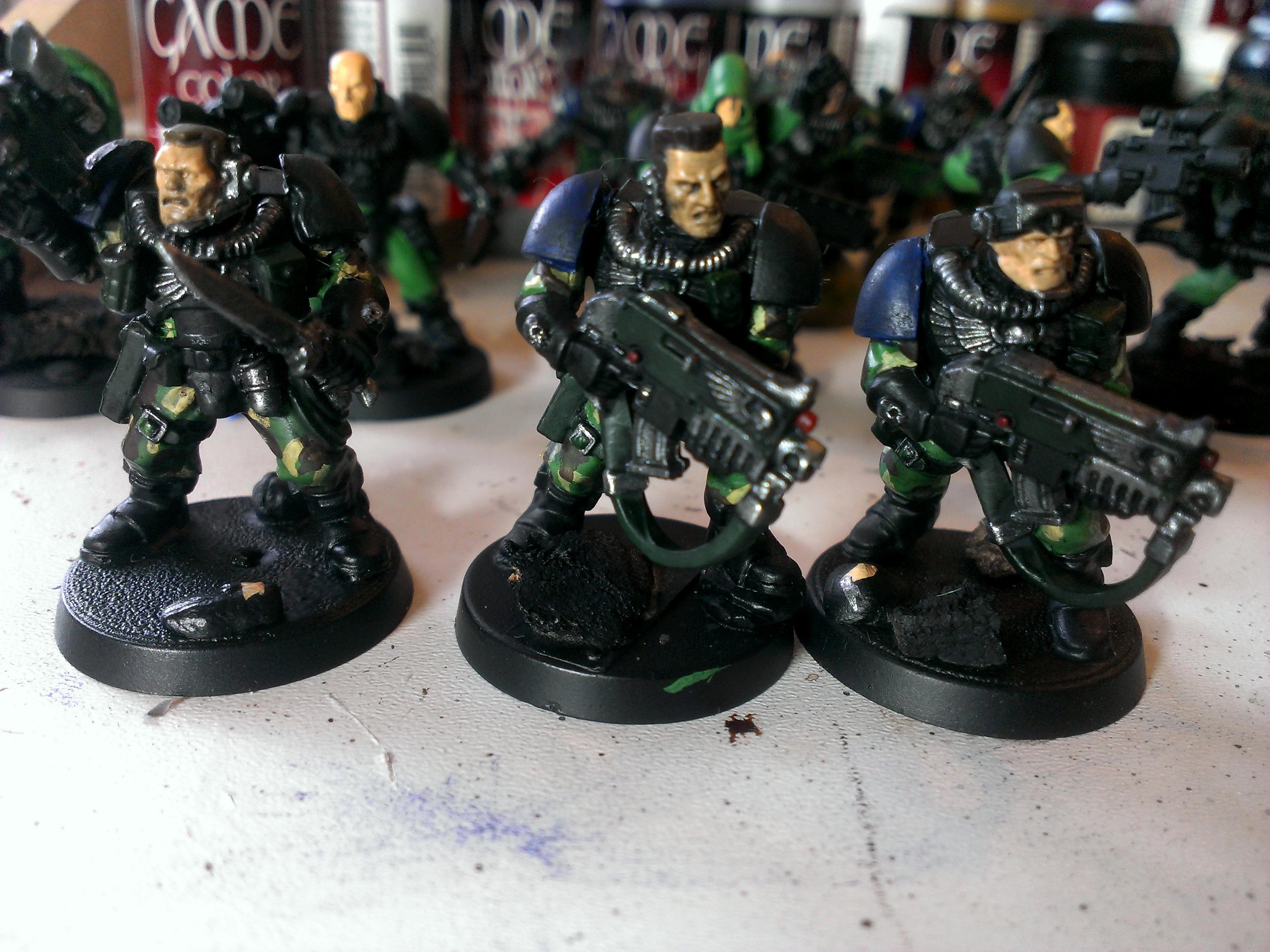 Kill Team, Scouts, Space Marines, Ultramarines, Work In Progress