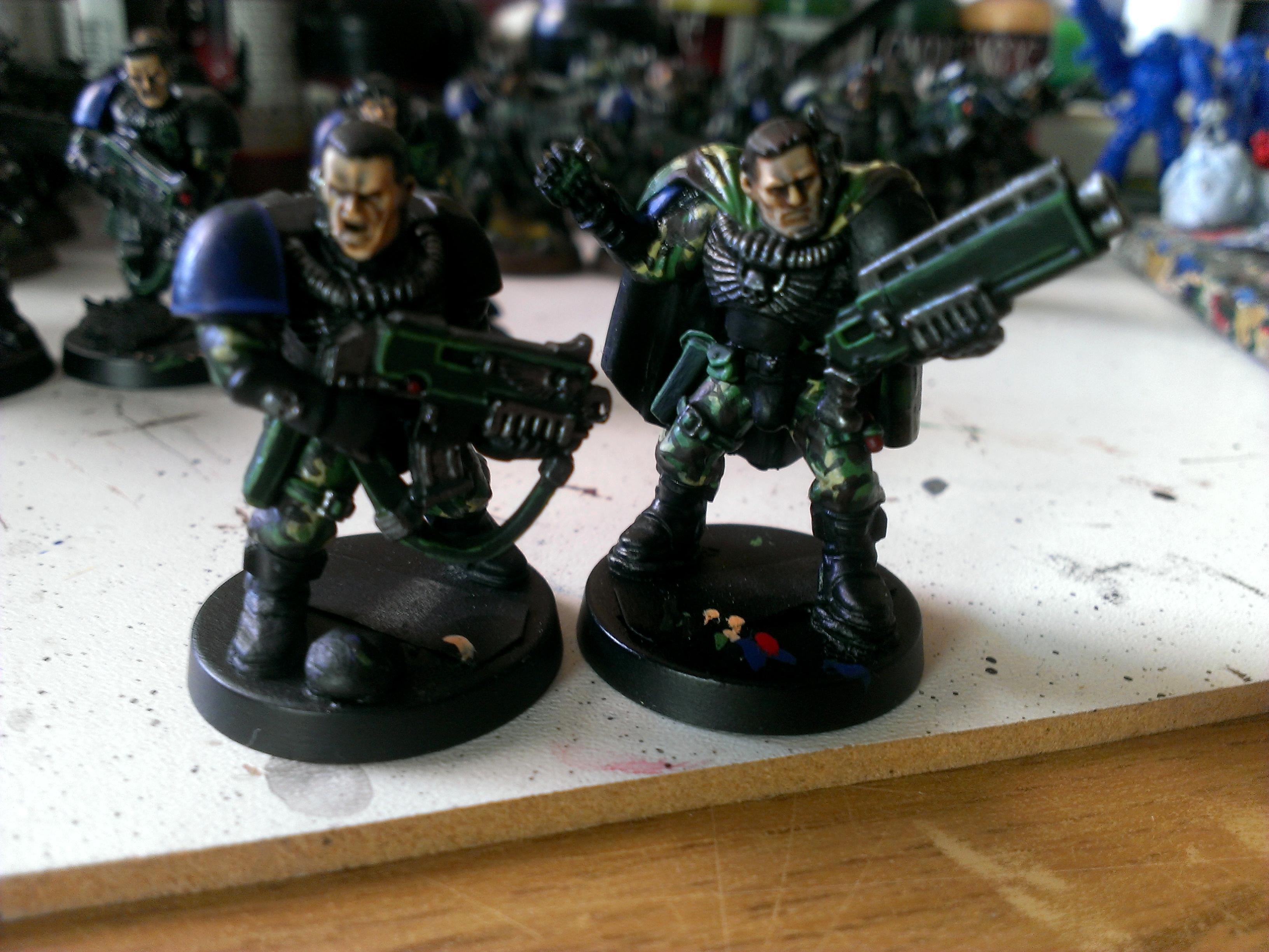 Kill Team, Scouts, Space Marines, Ultramarines, Work In Progress