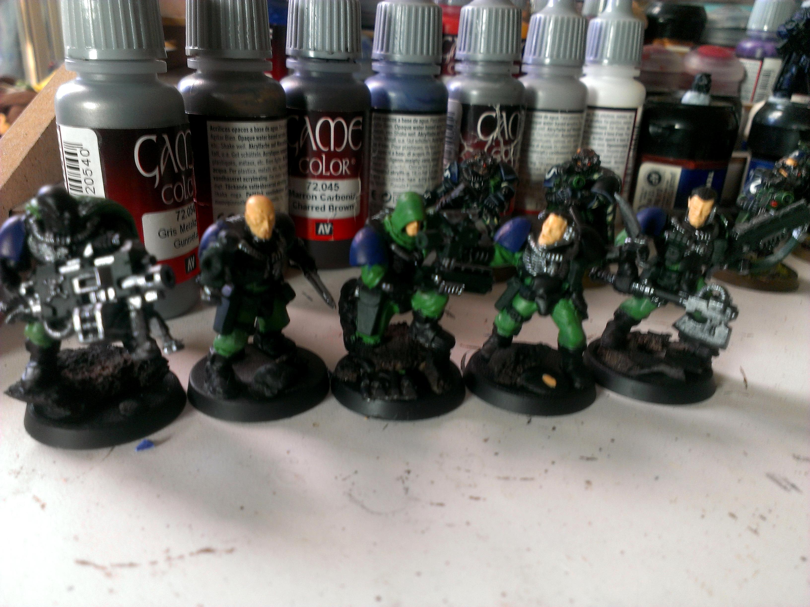 Kill Team, Scouts, Space Marines, Ultramarines, Work In Progress