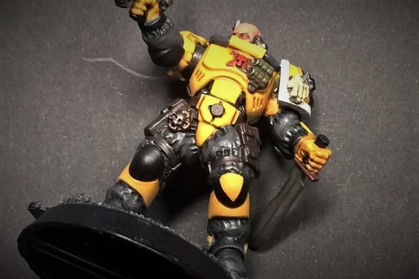 Conversion, Imperial Fists, Primaris, Solar Lions, Space Marines, Warhammer 40,000