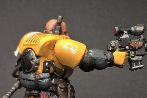 Conversion, Imperial Fists, Primaris, Solar Lions, Space Marines, Warhammer 40,000
