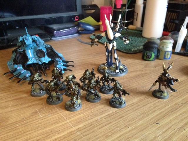 Aeldari, Aldar, Farseer, Scorpions, Striking Scorpions, Warhost, Wraithlord