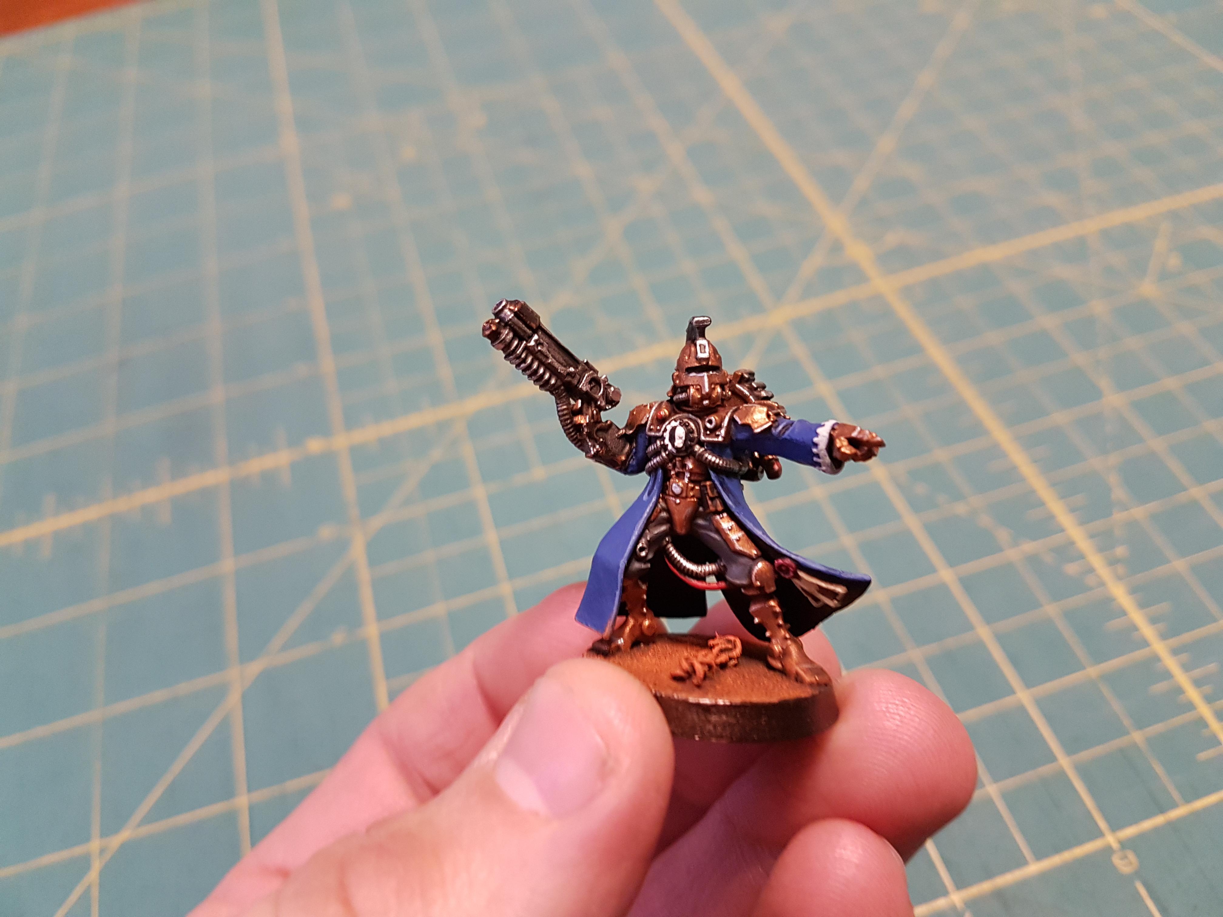 Blue, Forge World, Galvanic Caster, Konor, Peltasts, Secutarii, Secutarii Peltasts