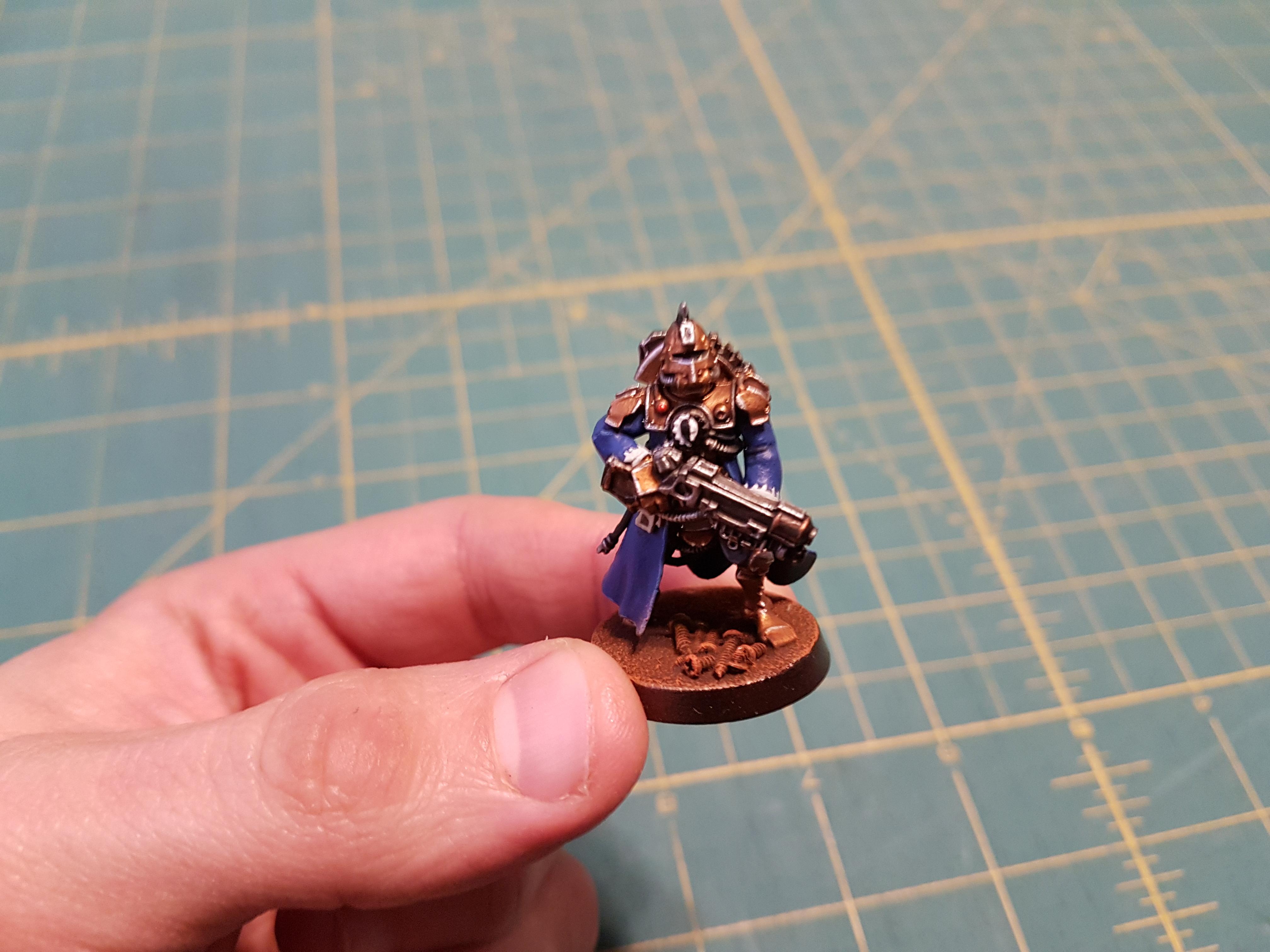 Blue, Forge World, Galvanic Caster, Konor, Peltasts, Secutarii, Secutarii Peltasts