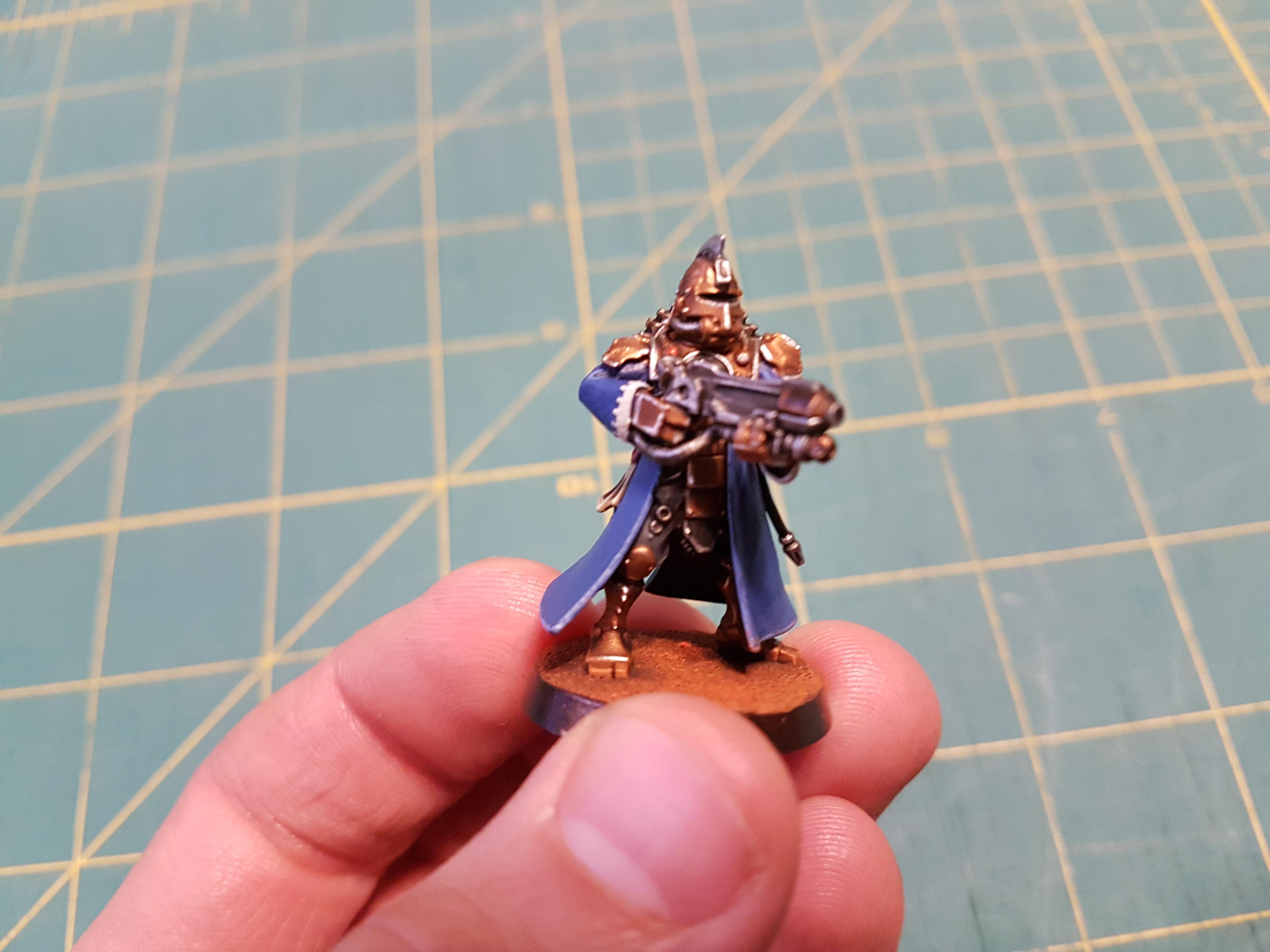 Blue, Forge World, Galvanic Caster, Konor, Peltasts, Secutarii, Secutarii Peltasts
