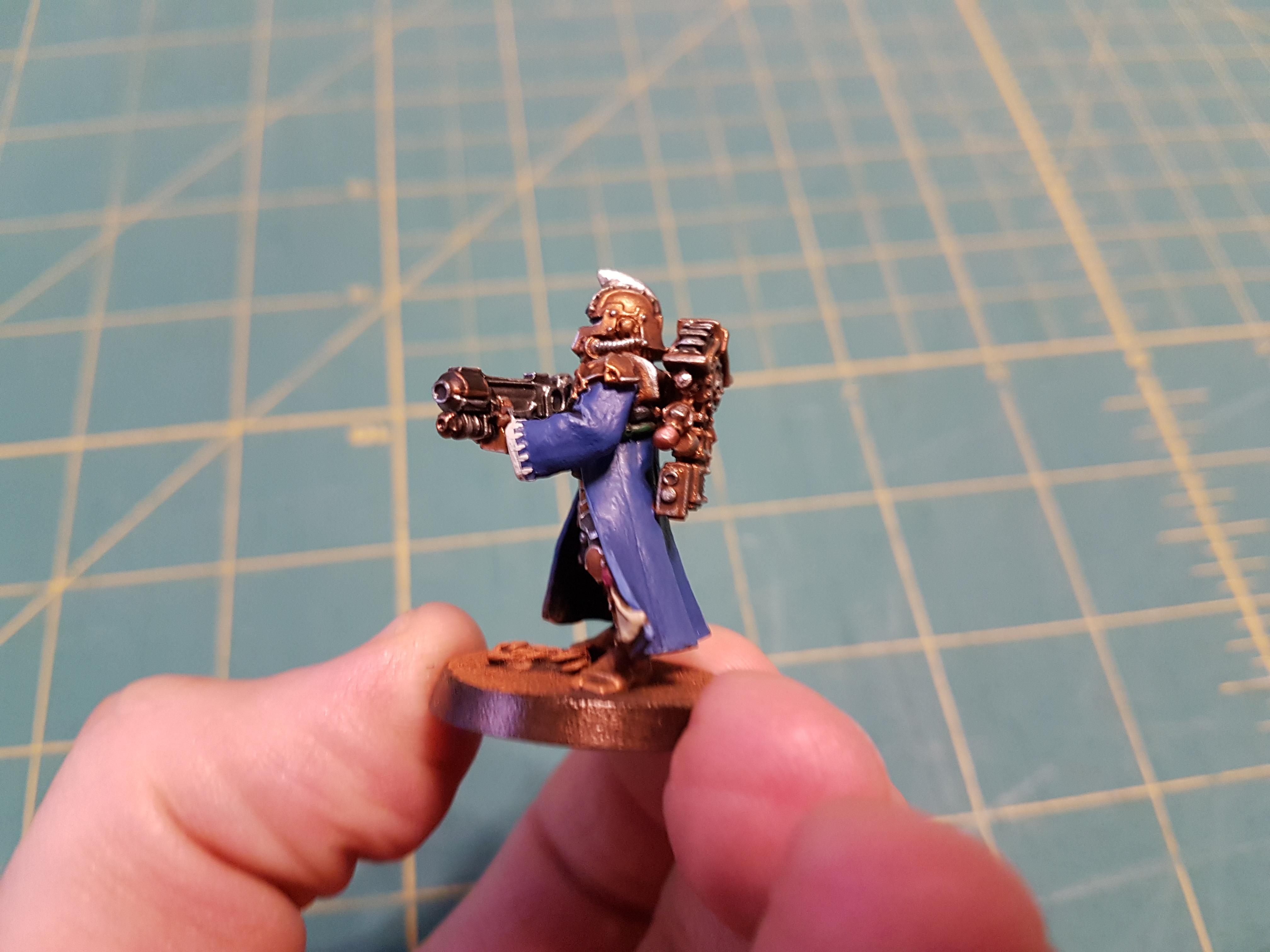 Blue, Forge World, Galvanic Caster, Konor, Peltasts, Secutarii, Secutarii Peltasts