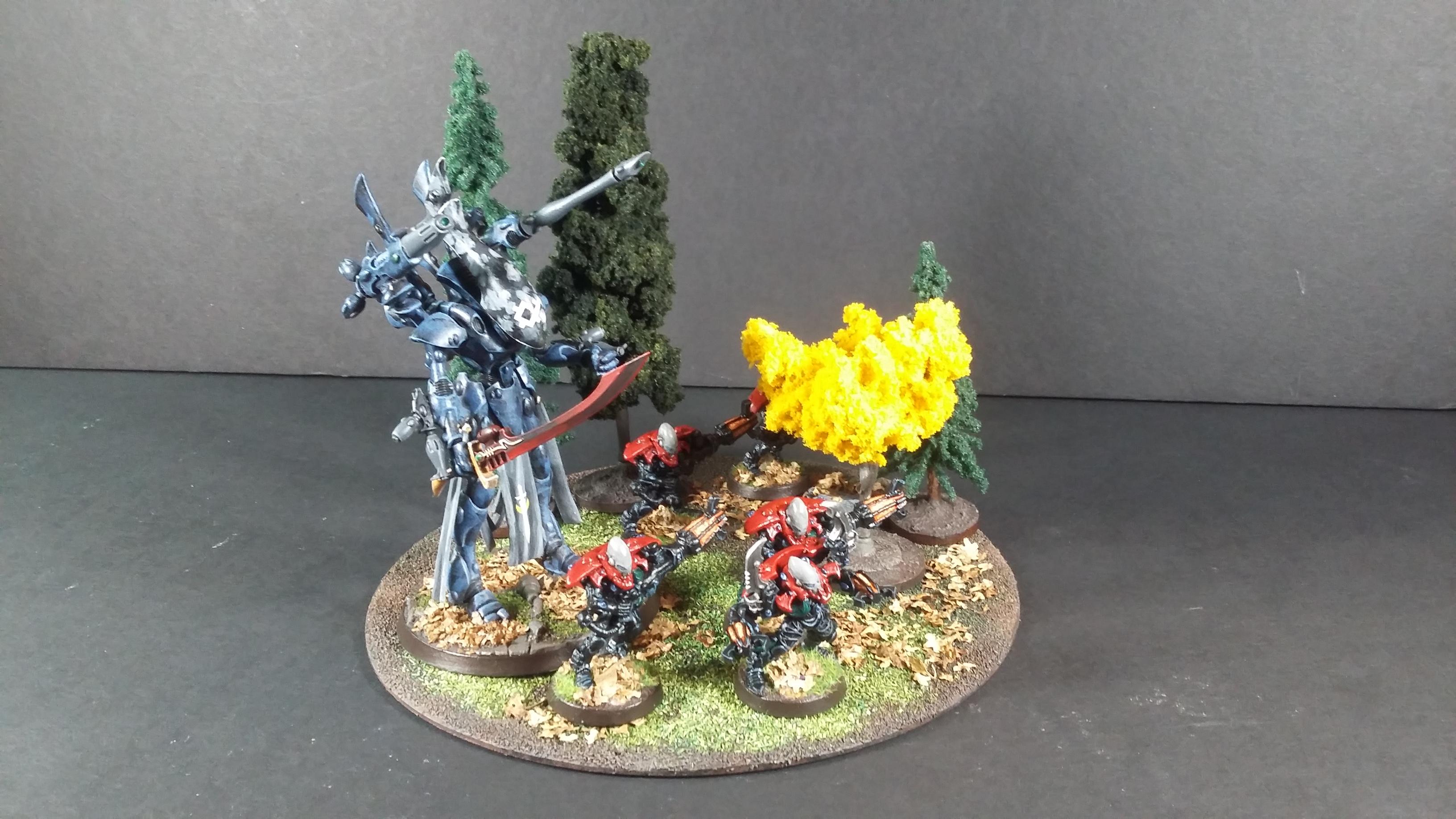 Aeldari, Craftworld, Eldar, Terrain, Trees, Warp Spider, Wraithlord