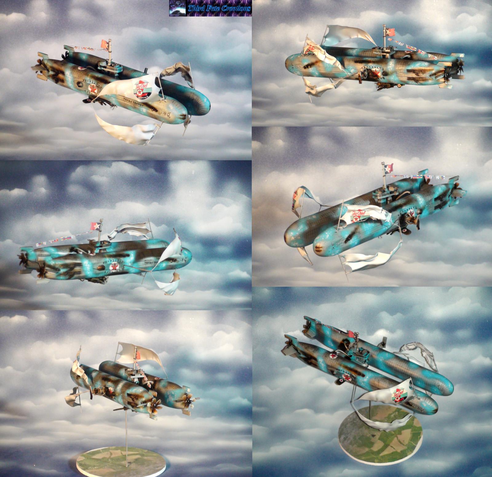 A Kitbashed Airship For My Ww2 Crimson Skies Crossover Game