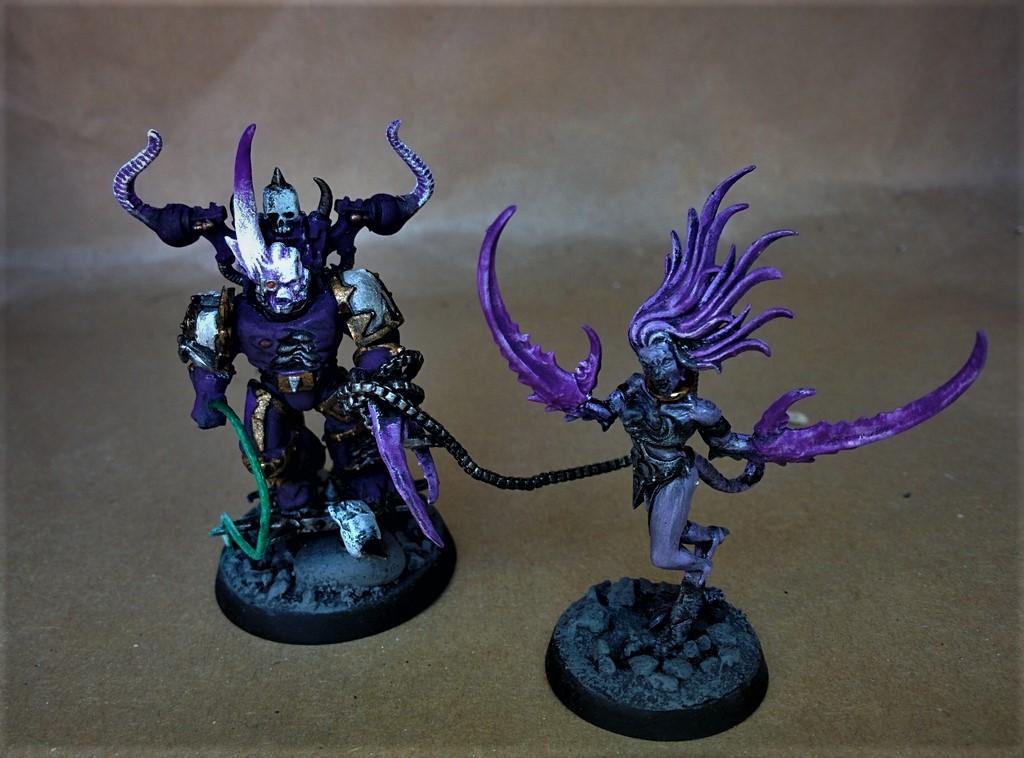 Chaos, Chaos Lord, Chaos Space Marines, Collar, Emperor's Children, Heretic Astartes, Leash, Slaanesh, Warhammer 40,000