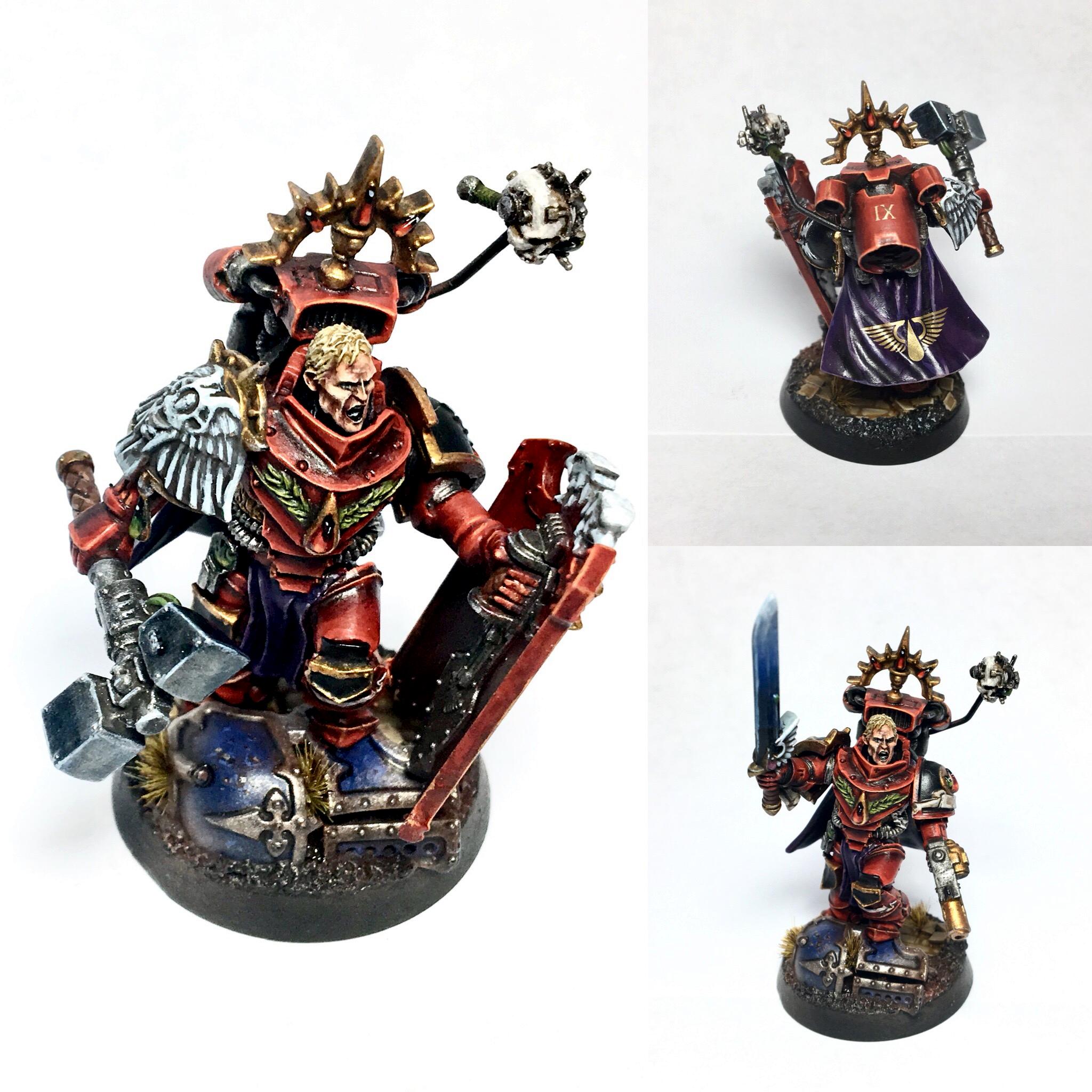 Blood Angels, Captain, Infantry, Slamguinius, Space Marines, Warhammer 40,000