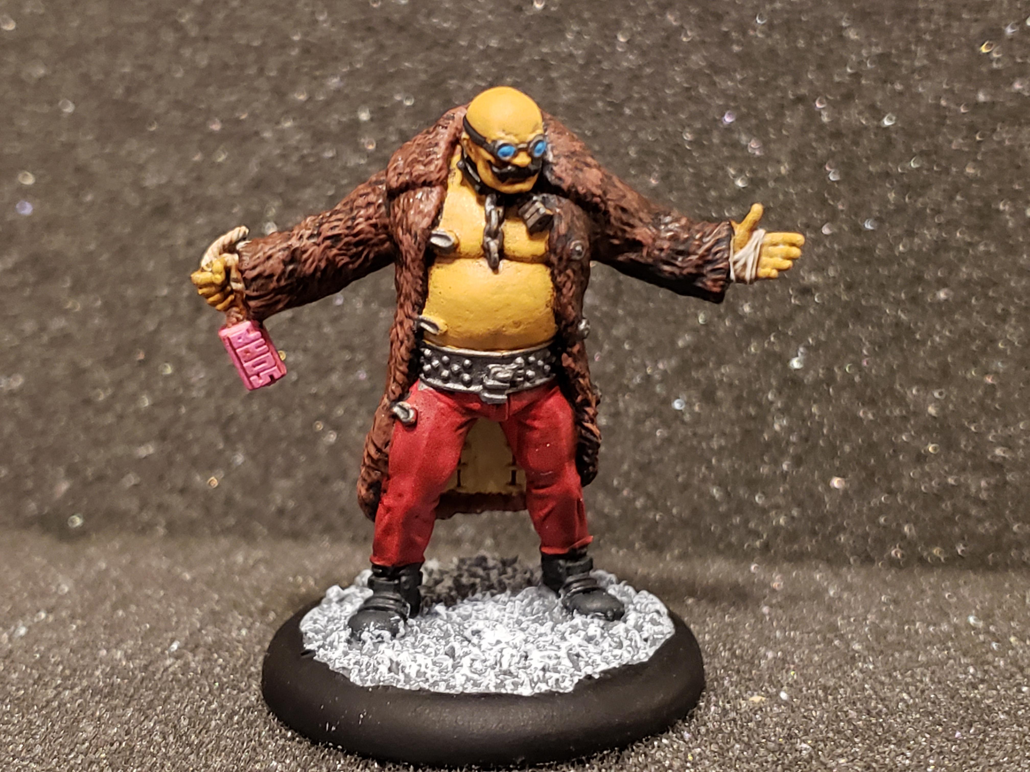 Bloody Bradigan Pitt, Karnov, Minicrate, Privateer Press