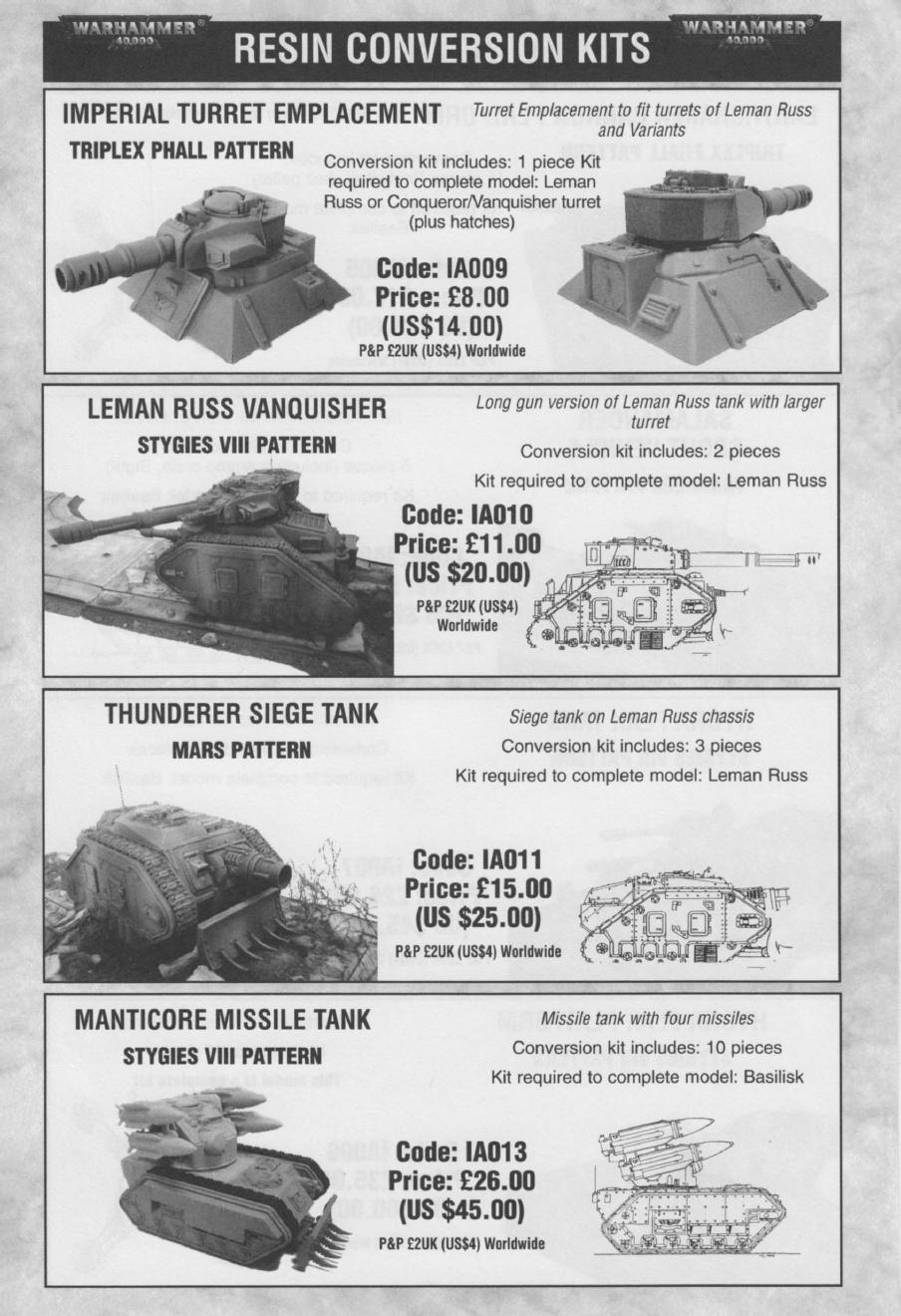 37, Citadel, Forge World, Imperial Guard, Journal, Resin