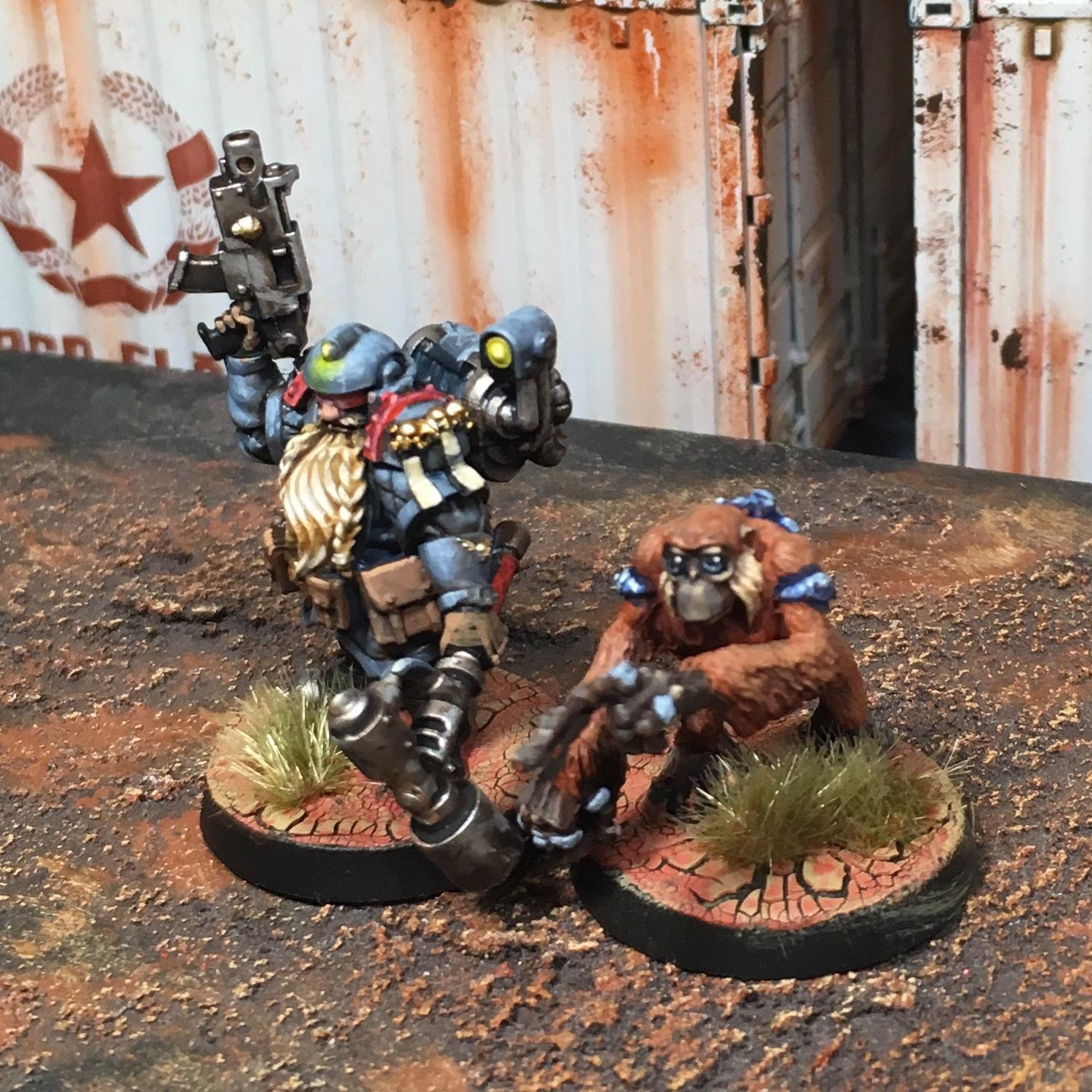 Abhuman, Jokaero, Kroot, Mercenary, Squats